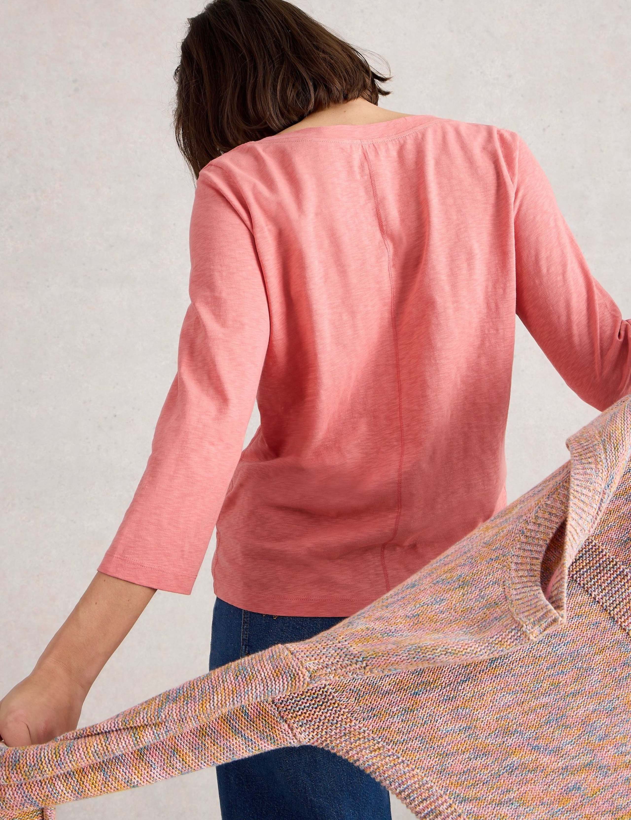 Pure Cotton Printed Notch Neck Top 4 of 6