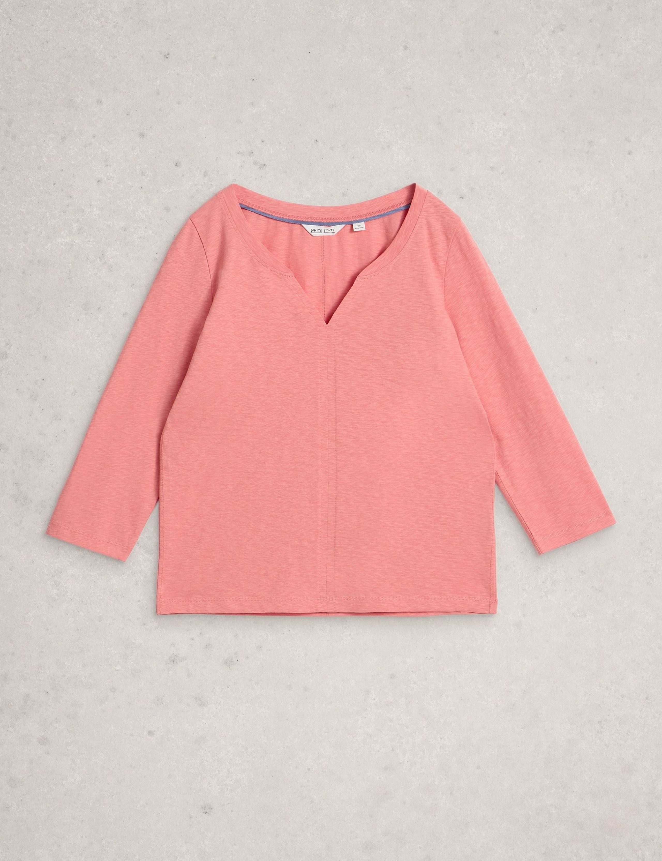 Pure Cotton Printed Notch Neck Top 2 of 6