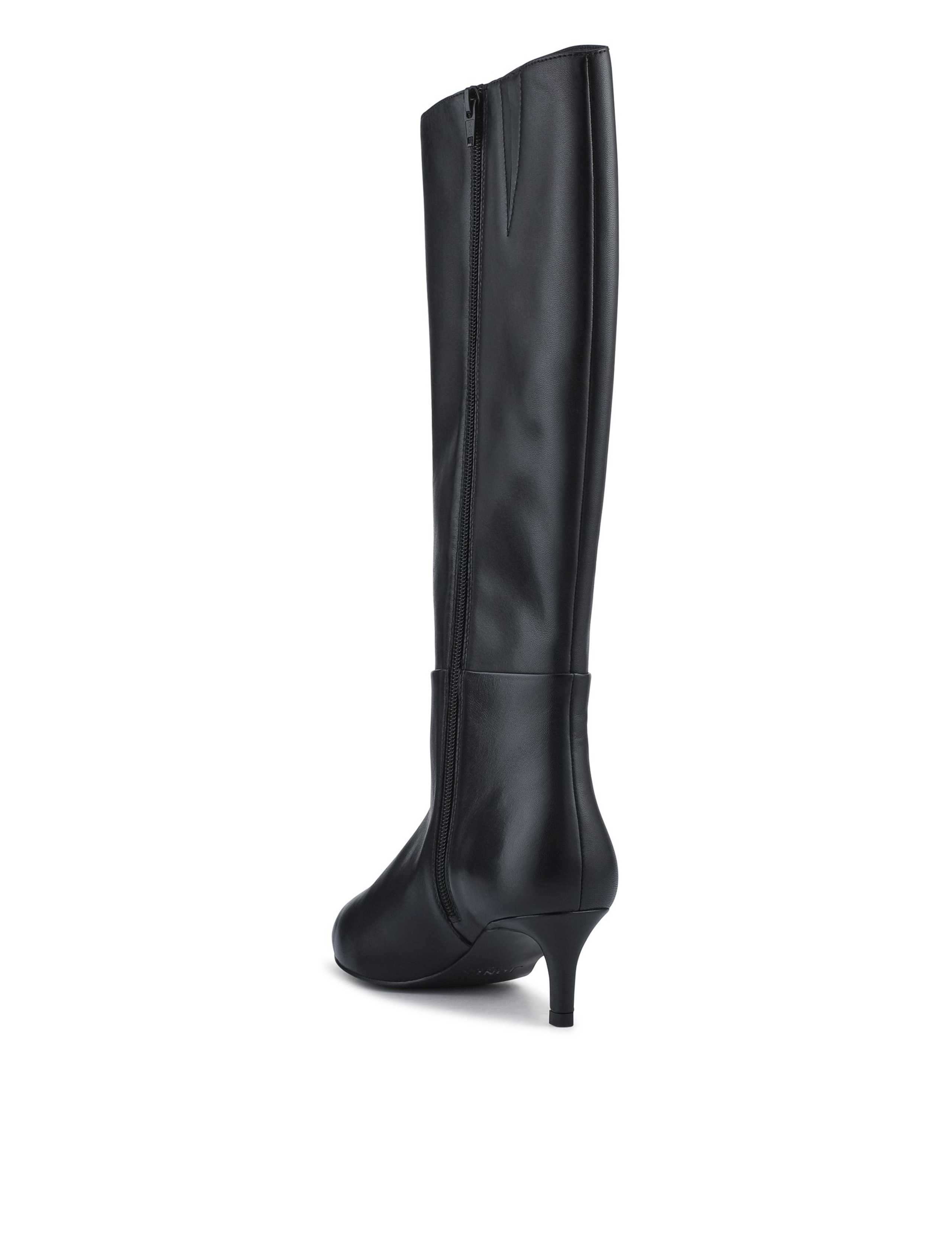 Leather Stiletto Heel Knee High Boots 3 of 6