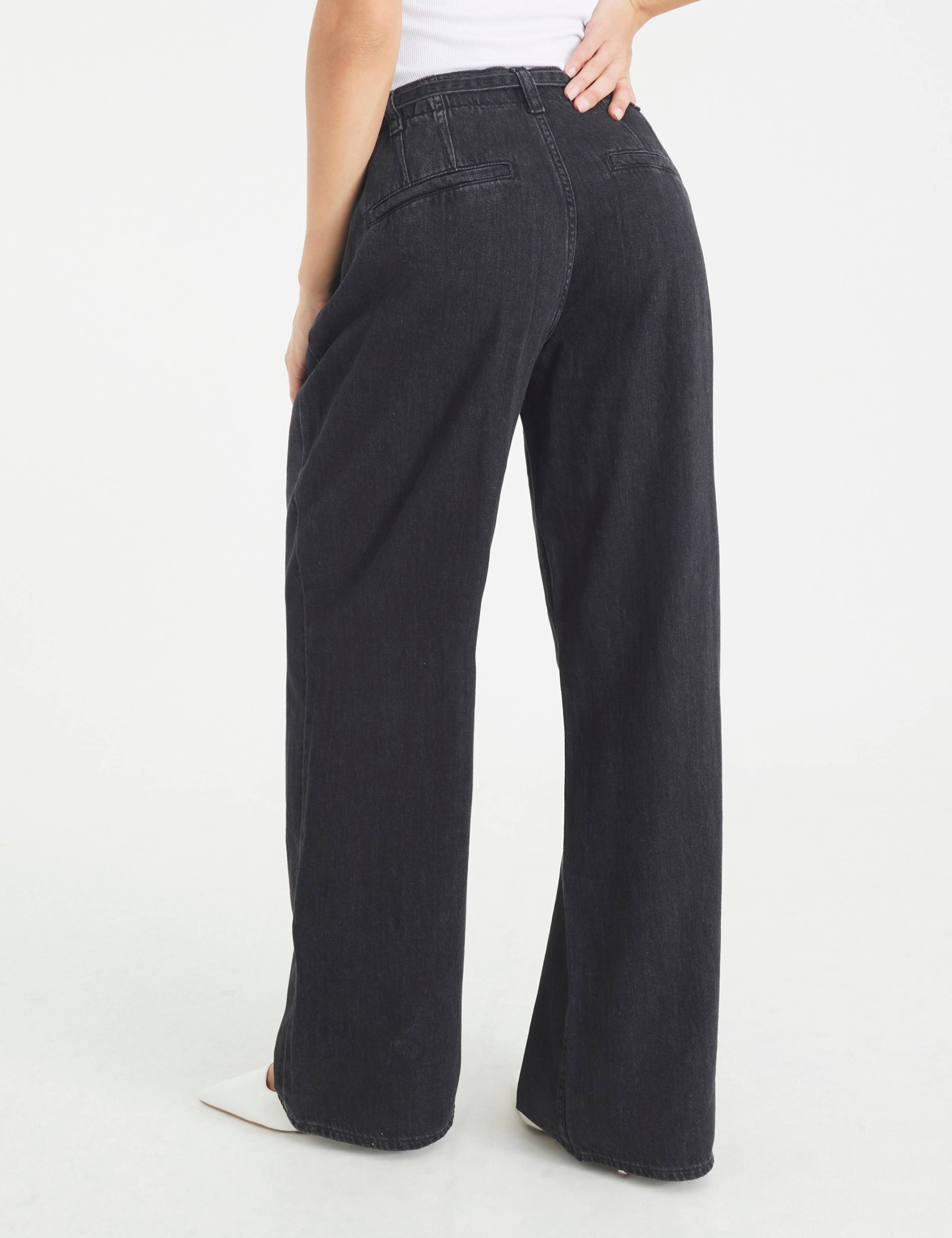 Mid Rise Wide Leg Jeans 3 of 4