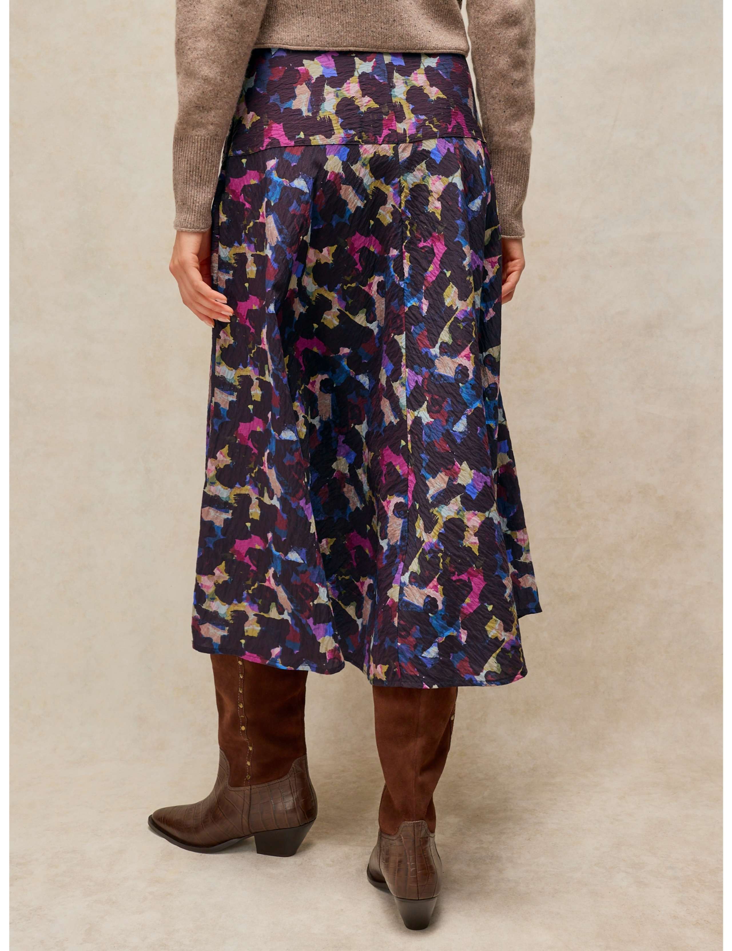 Gianna Bias Cut Midi Slip Skirt 4 of 6