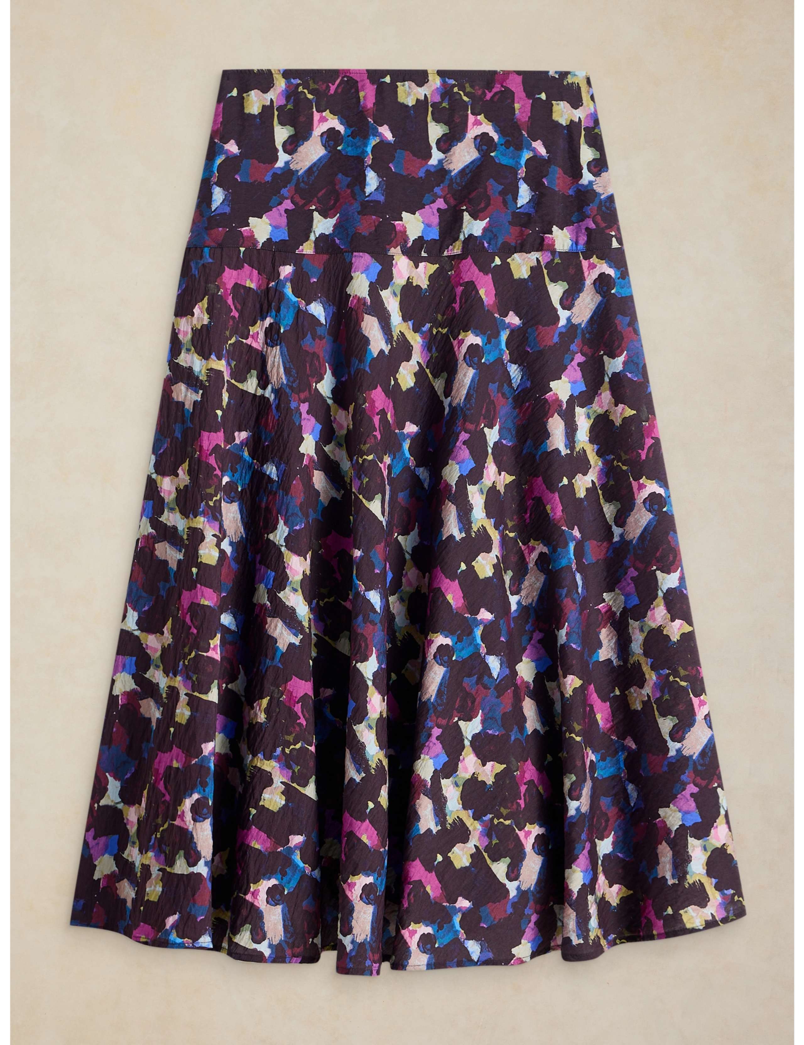 Gianna Bias Cut Midi Slip Skirt 2 of 6