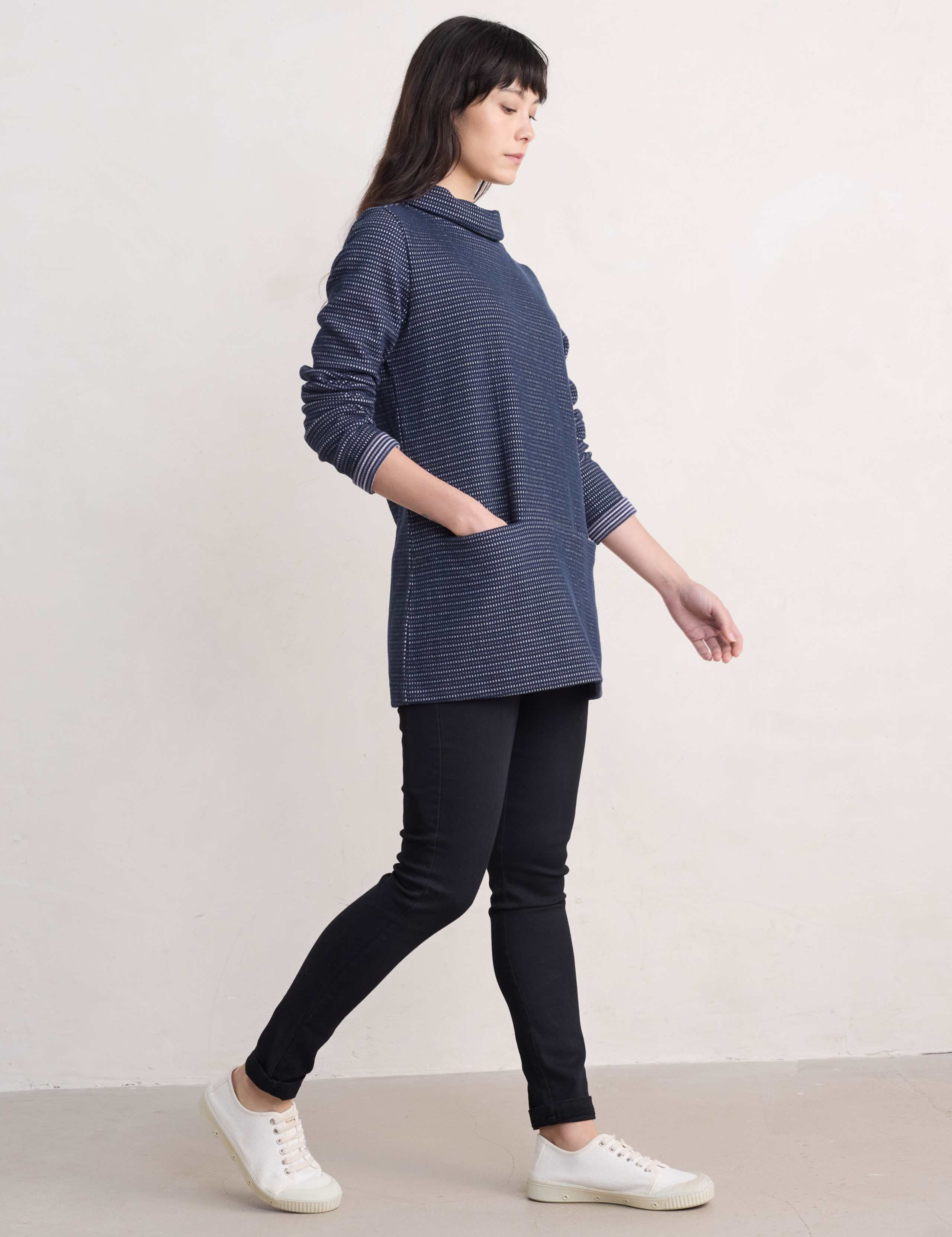 Pure Cotton Jacquard Tunic 1 of 4