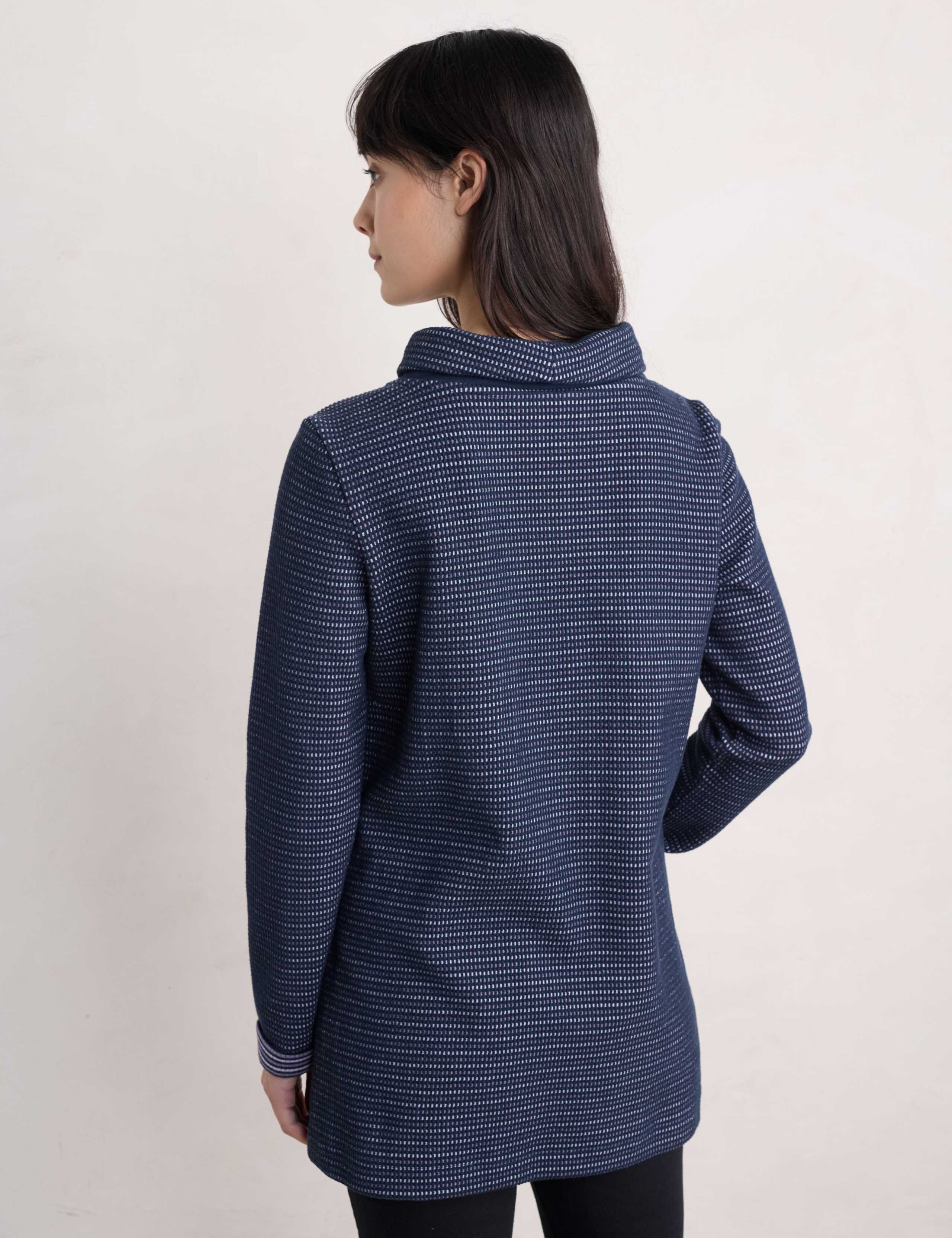 Pure Cotton Jacquard Tunic 4 of 4