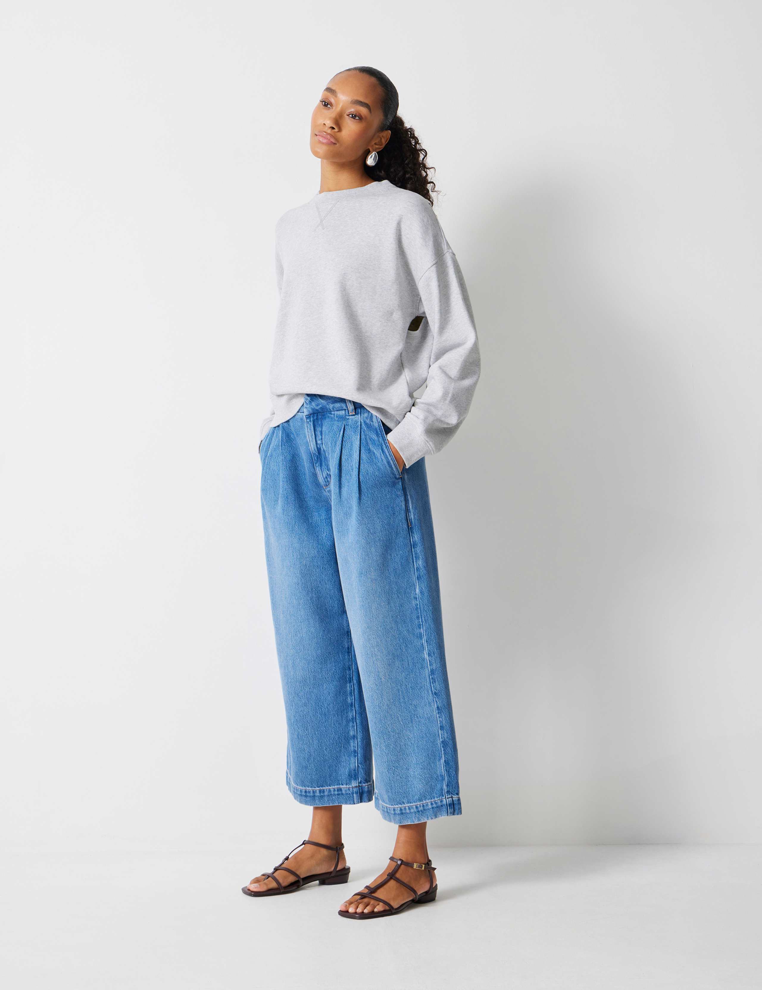 Marla High Waisted Straight Leg Cropped Jeans 6 of 7