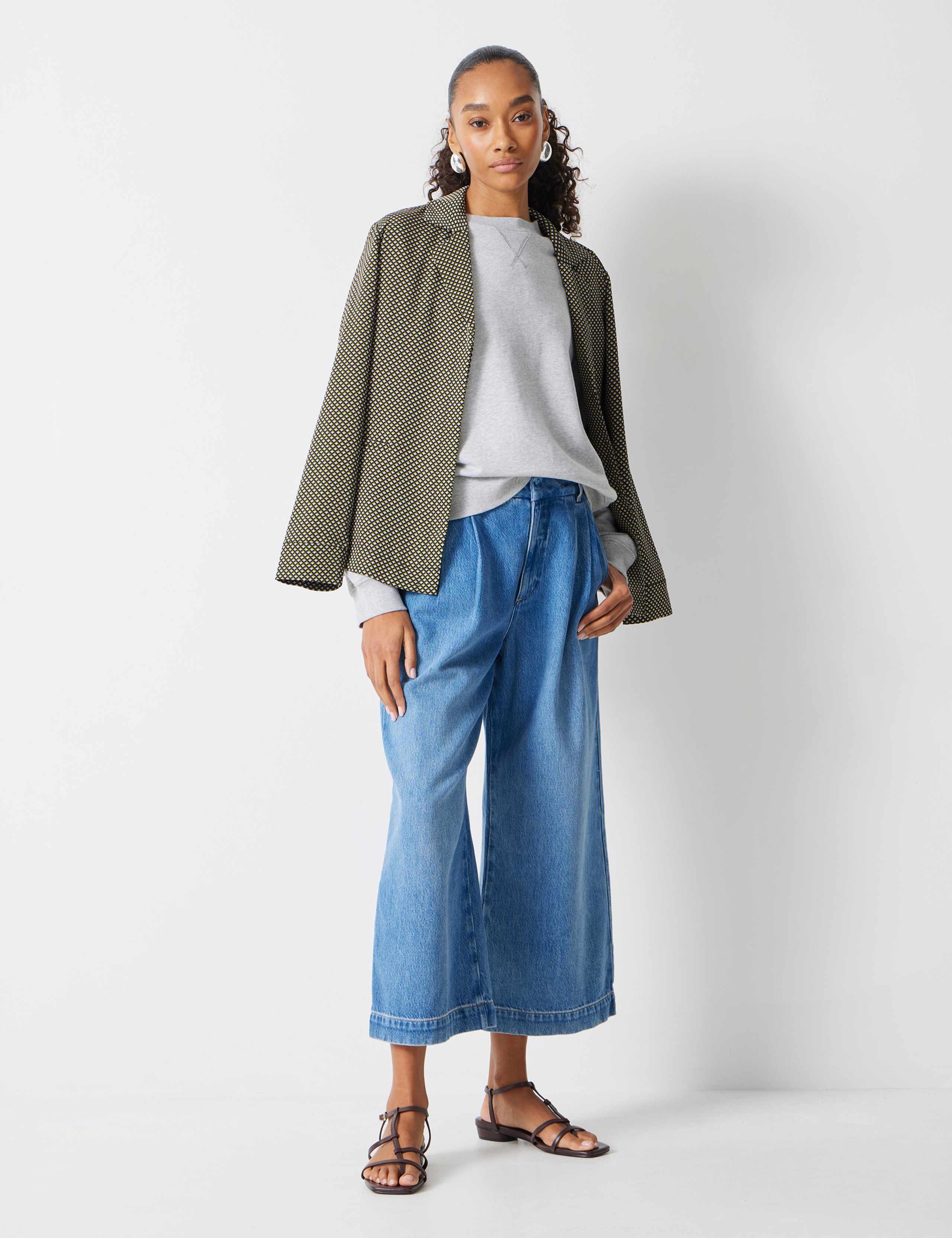 Marla High Waisted Straight Leg Cropped Jeans 7 of 7