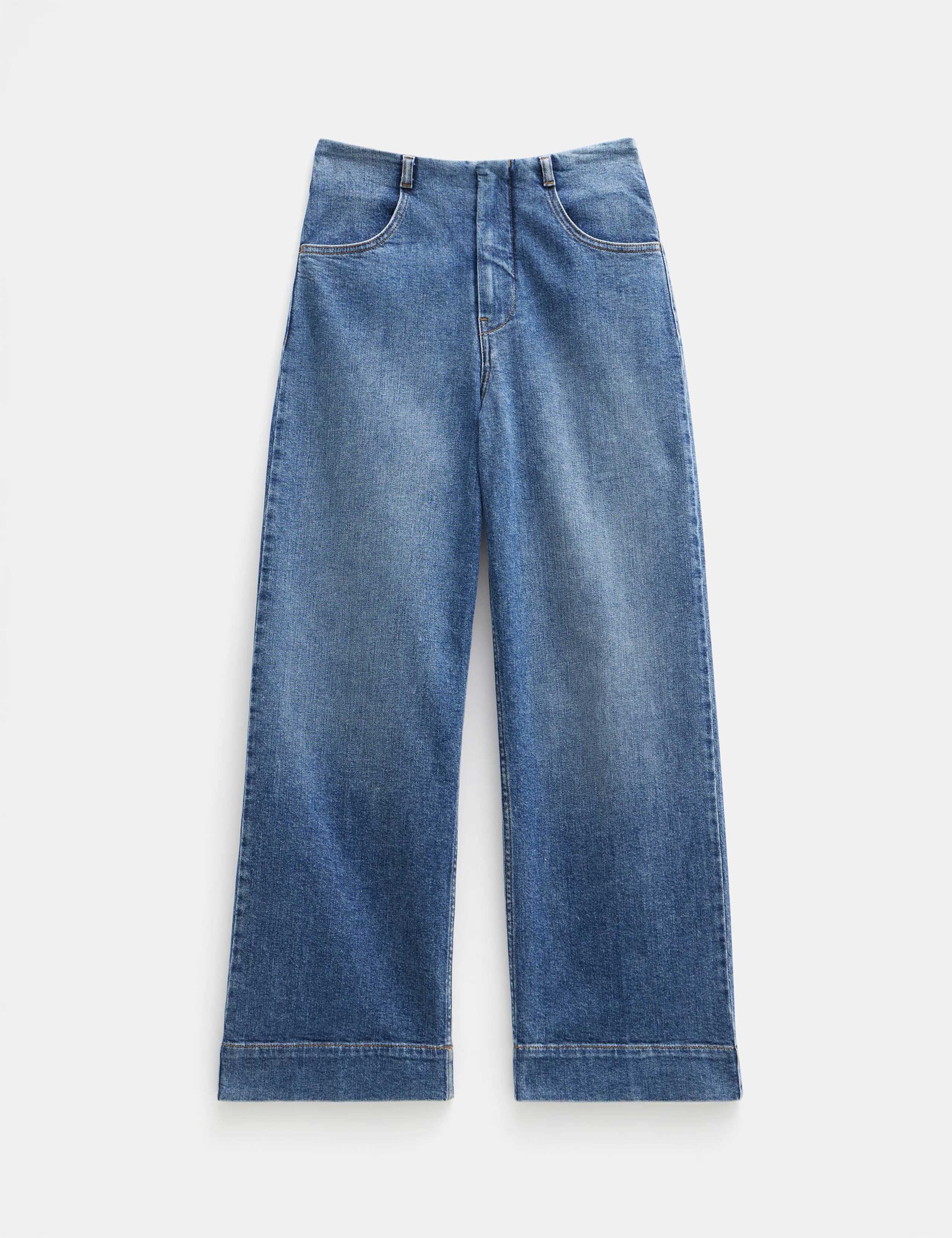 Marla High Waisted Straight Leg Cropped Jeans 2 of 7