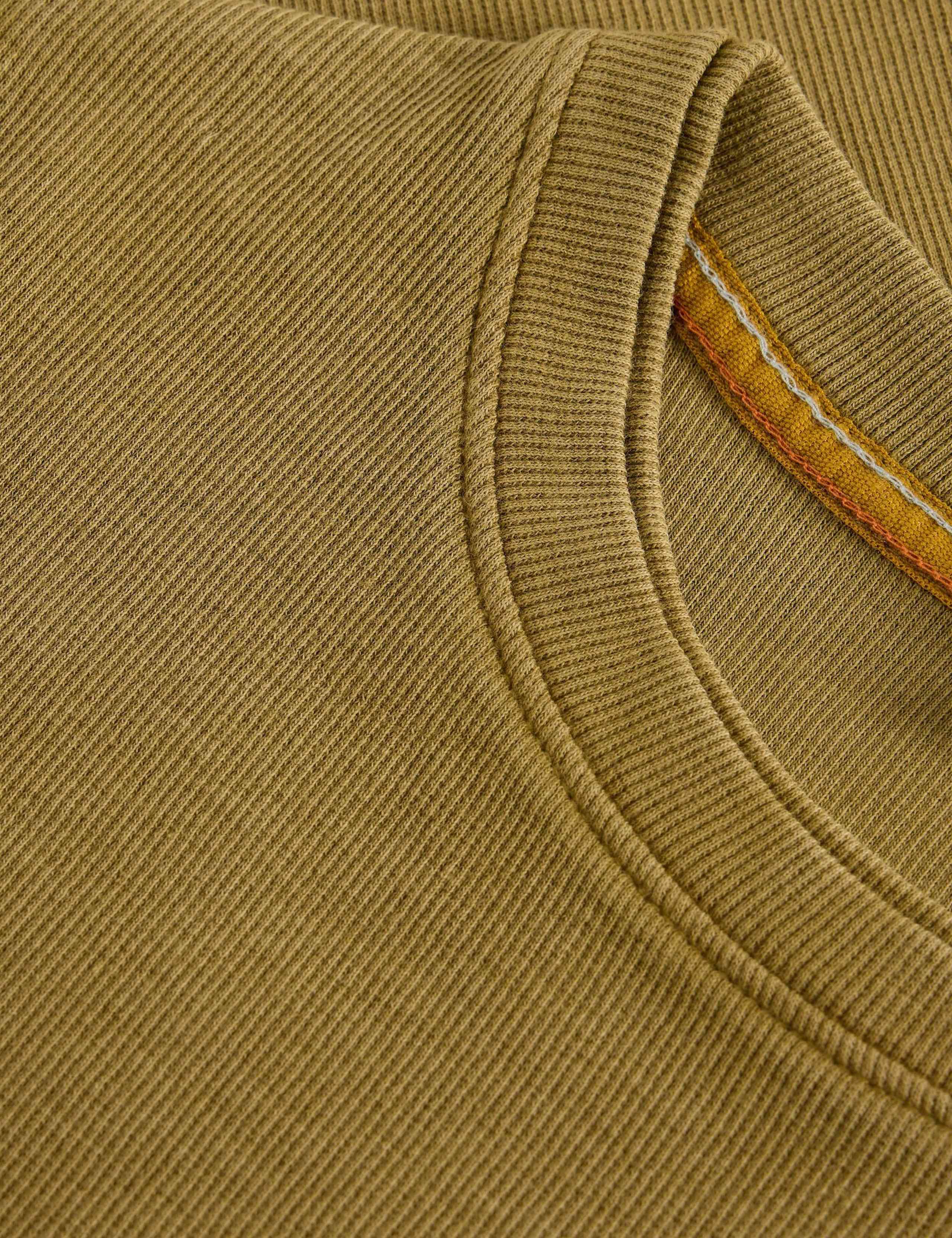Pure Cotton Ribbed Crew Neck Top 3 of 6