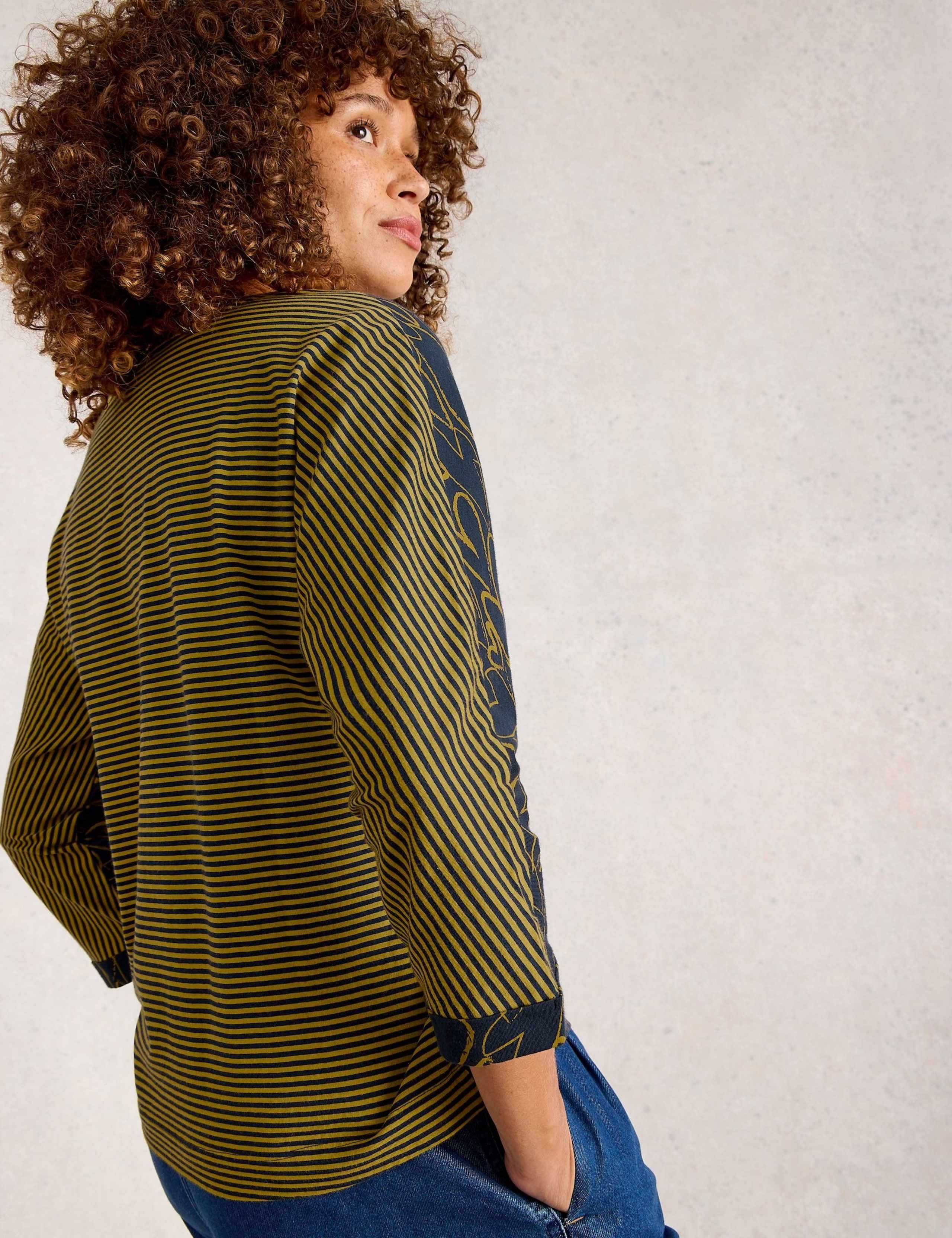 Pure Cotton Printed Crew Neck Top 6 of 6