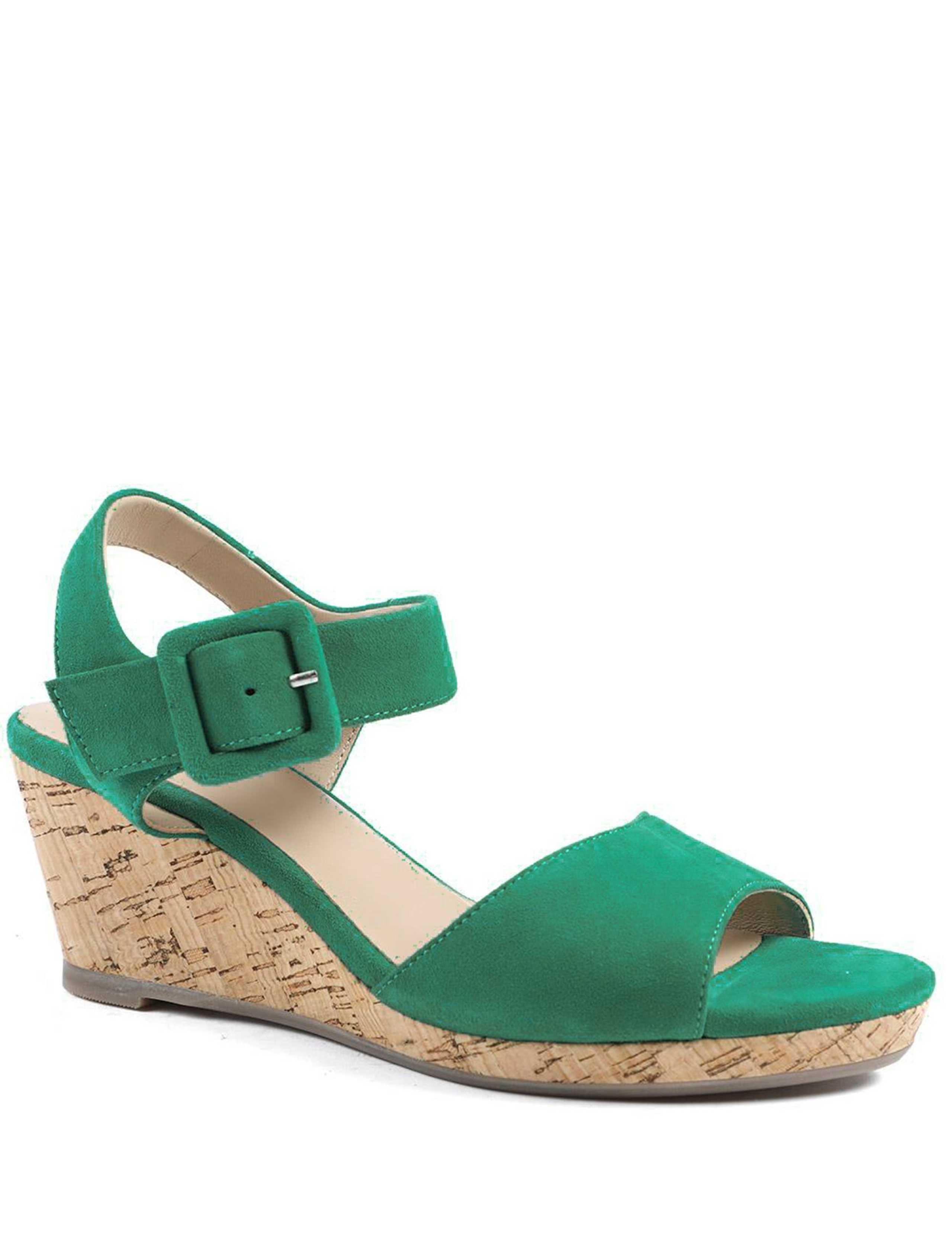 Suede Wedge Sandals 2 of 5