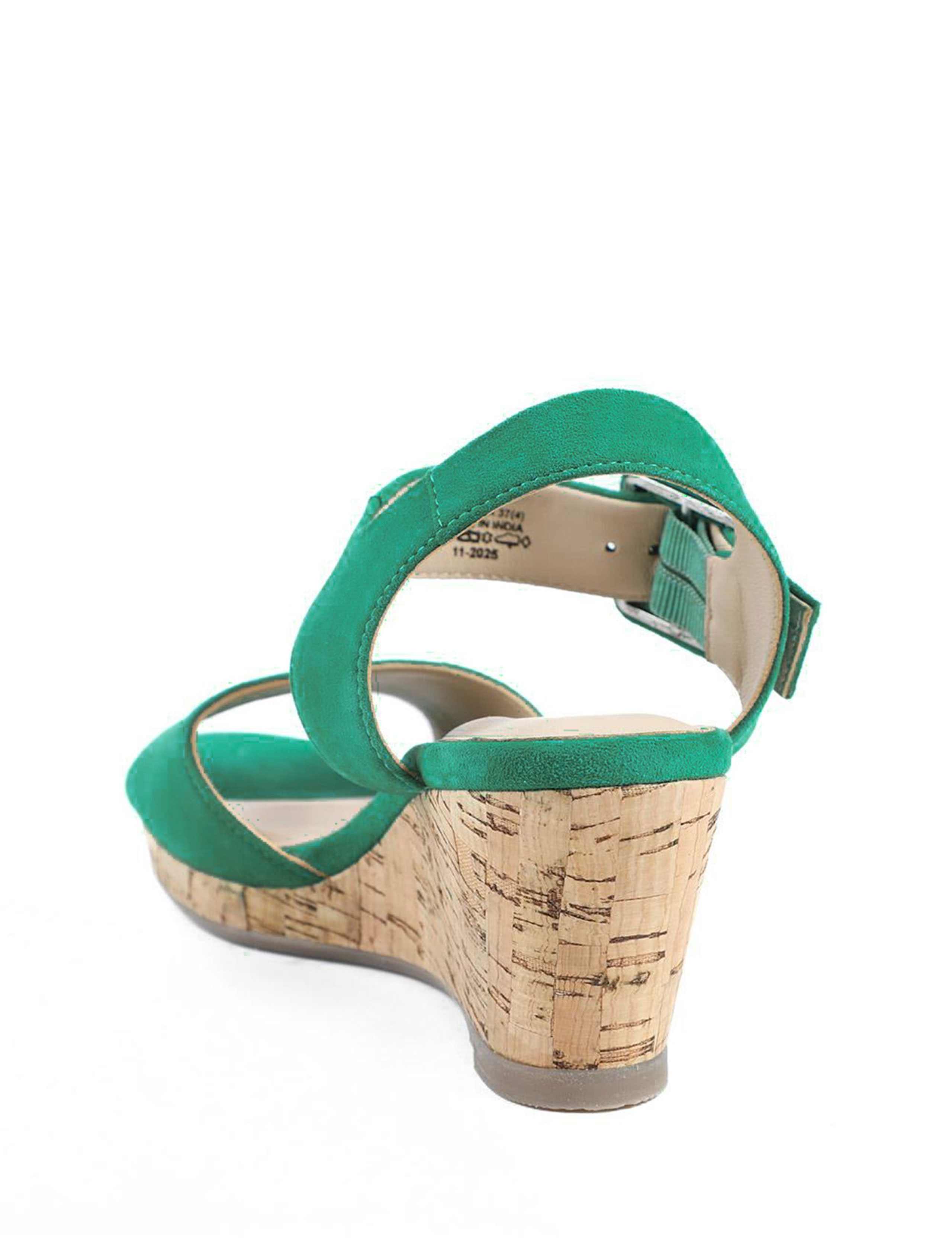 Suede Wedge Sandals 4 of 5