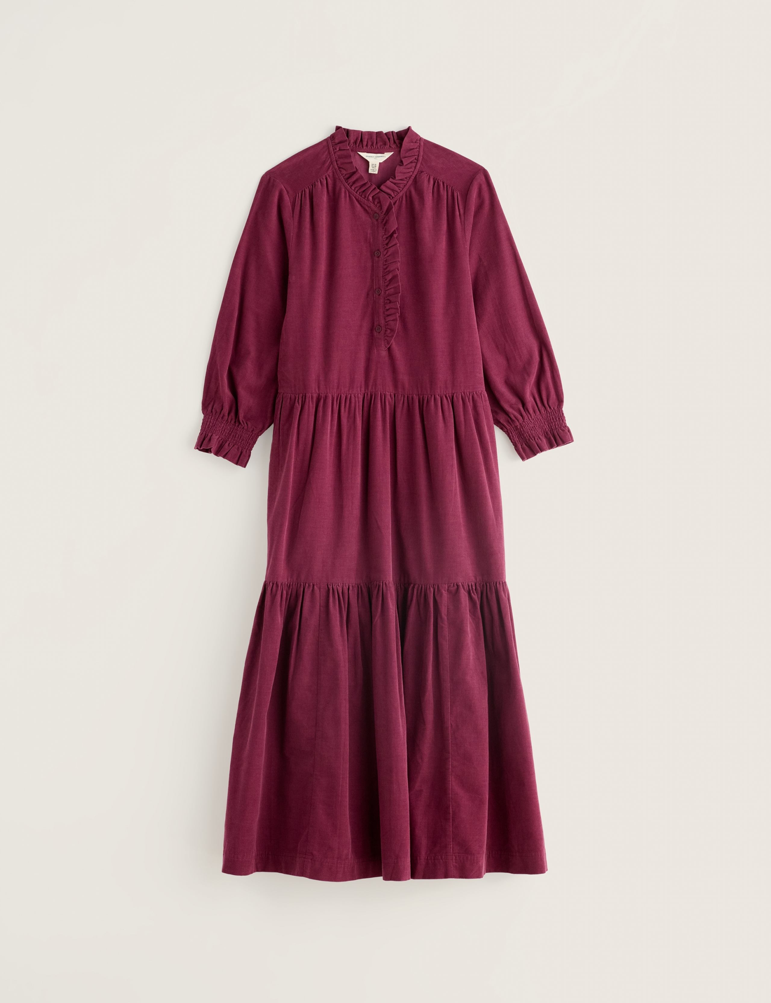 Cotton Rich Cord Midi Waisted Dress 2 of 5