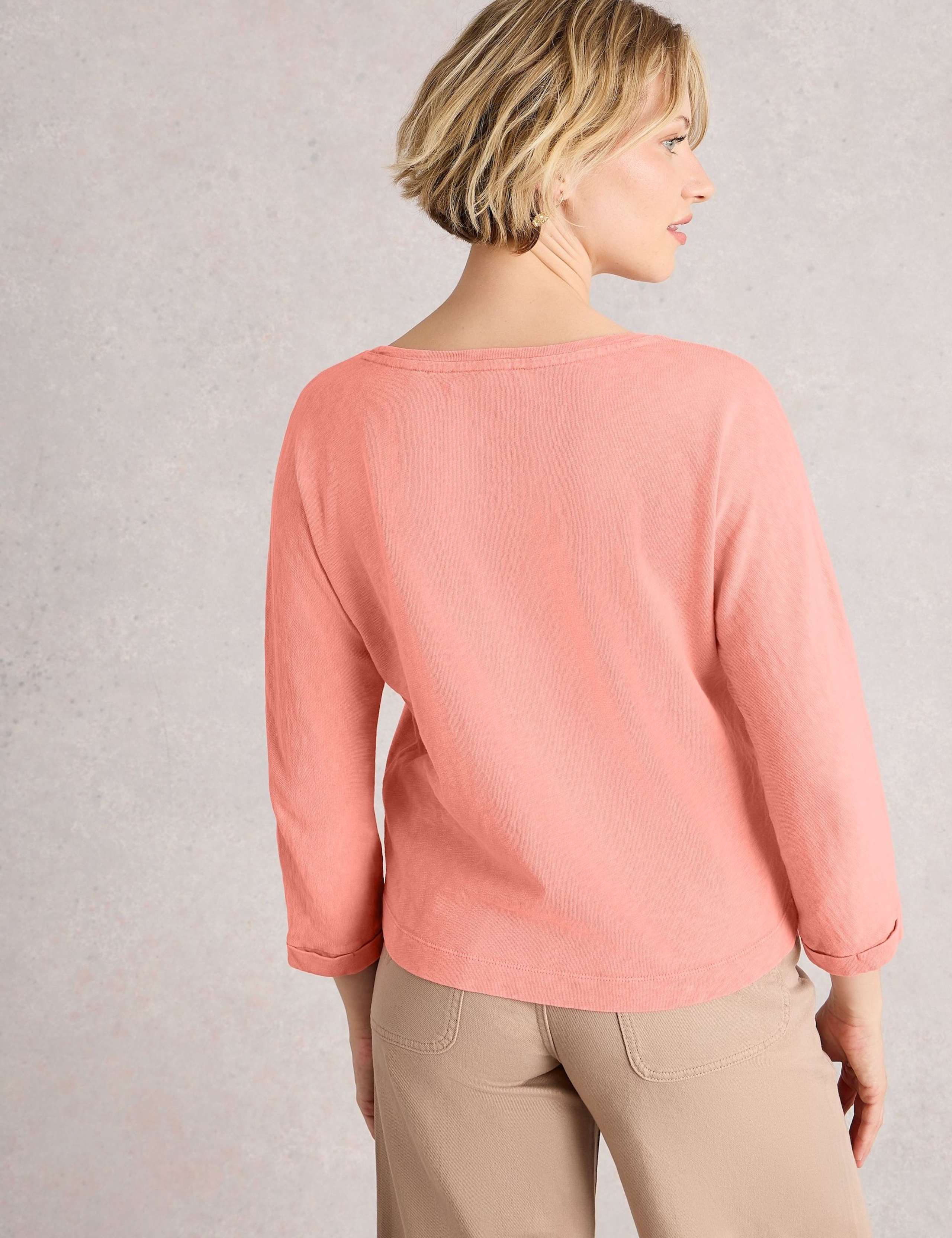 Pure Cotton Crew Neck Top 6 of 6