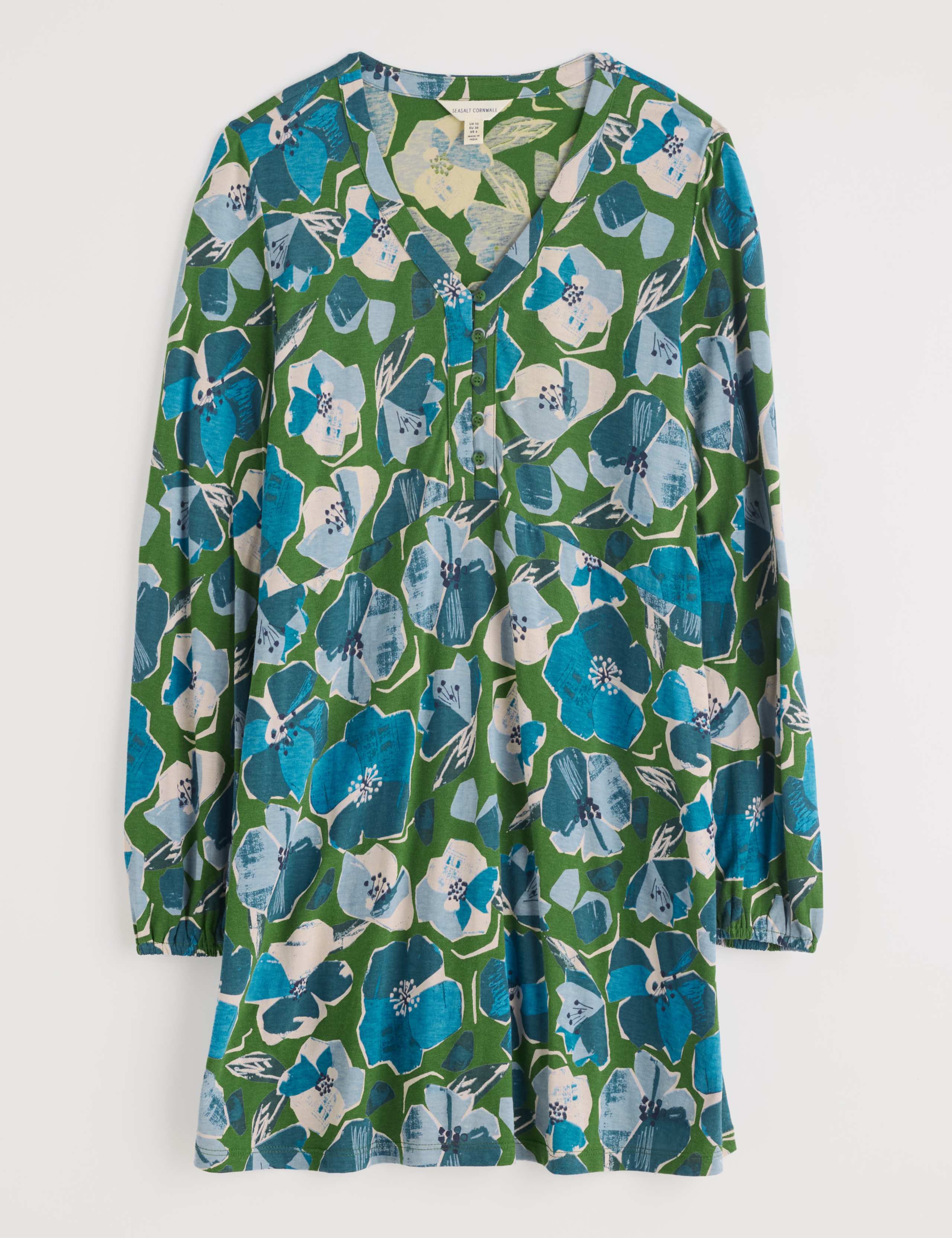 Cotton Modal Blend Floral Tunic 2 of 4