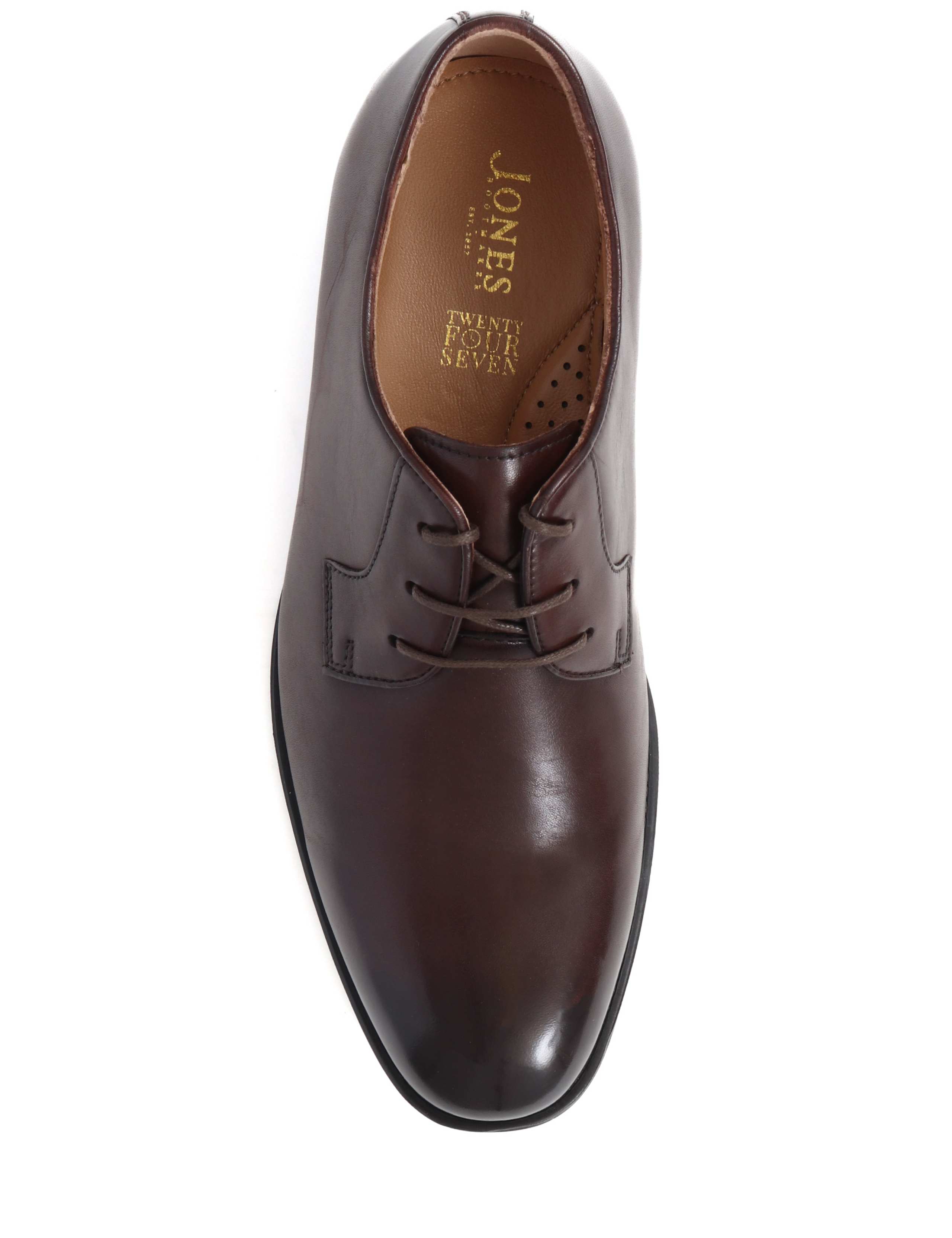 Wide Fit Leather Derby Shoes 4 of 7