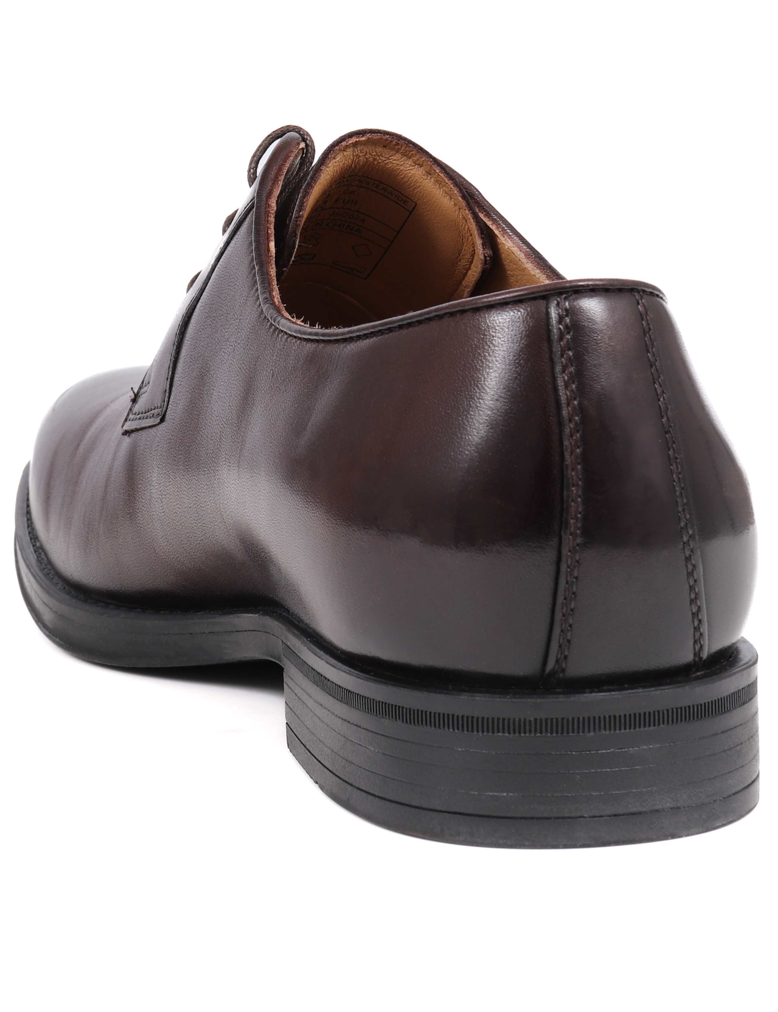 Wide Fit Leather Derby Shoes 6 of 7