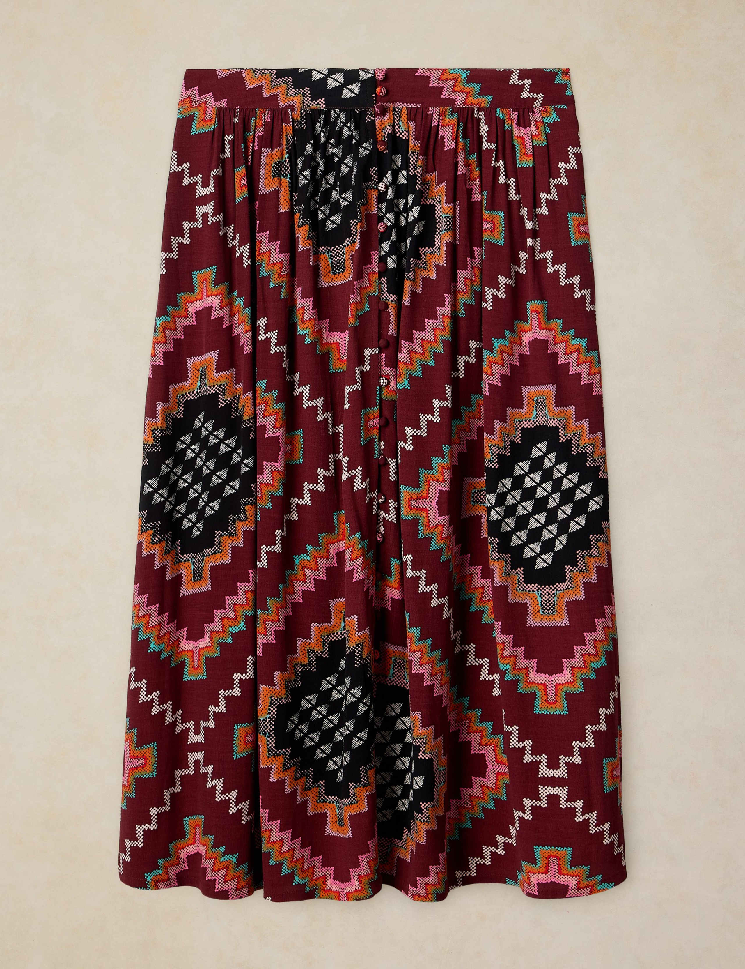 Flared A Line Midi Skirt 2 of 6