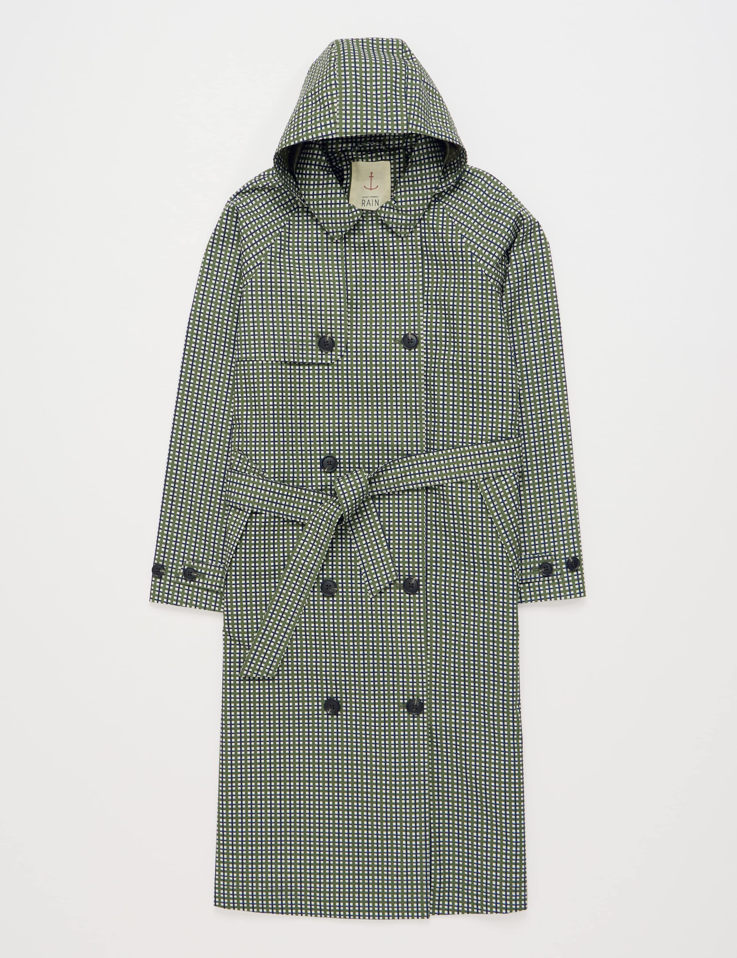 Pure Cotton Belted Hooded Longline Trench Coat 2 of 4