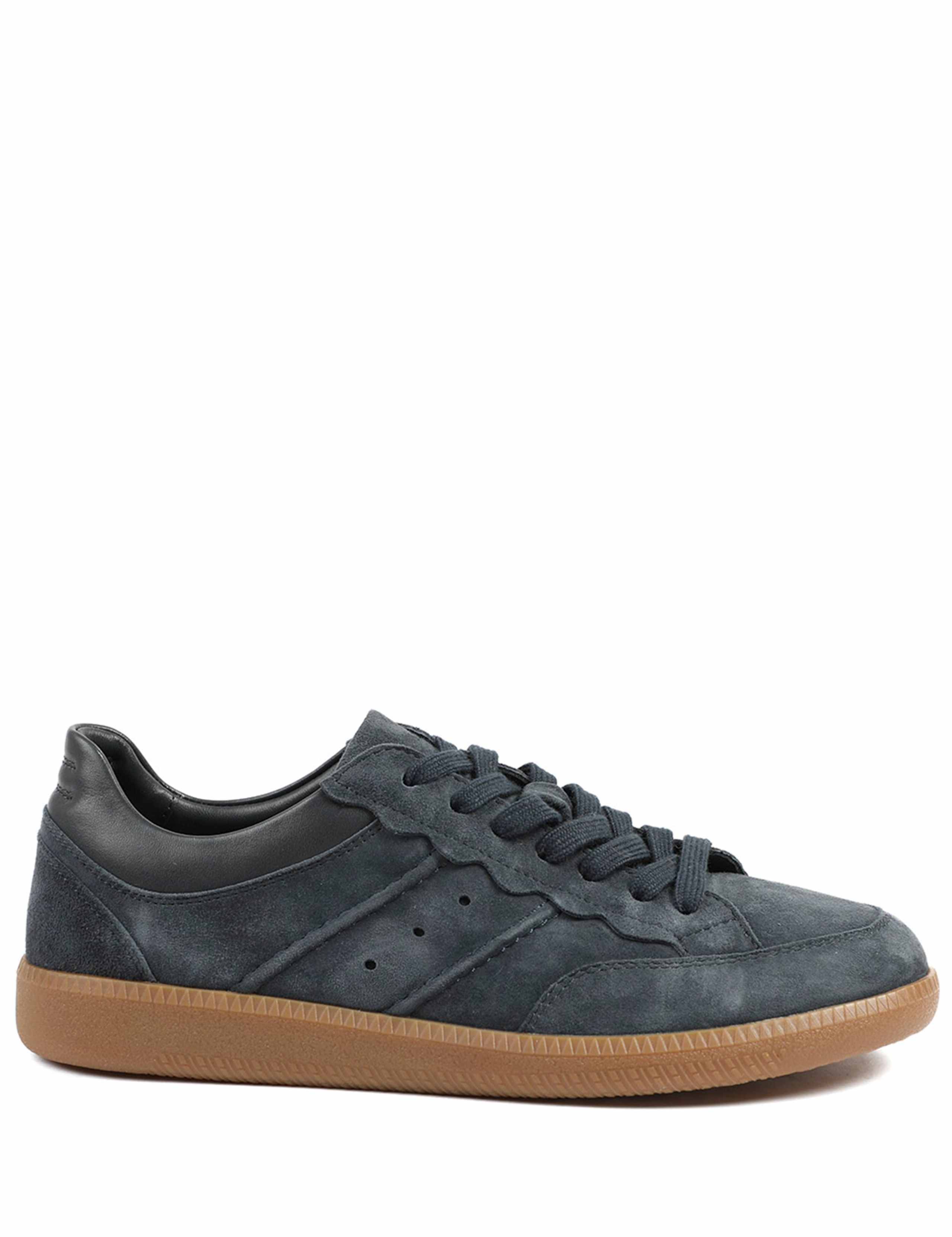 Suede Lace Up Trainers 1 of 5