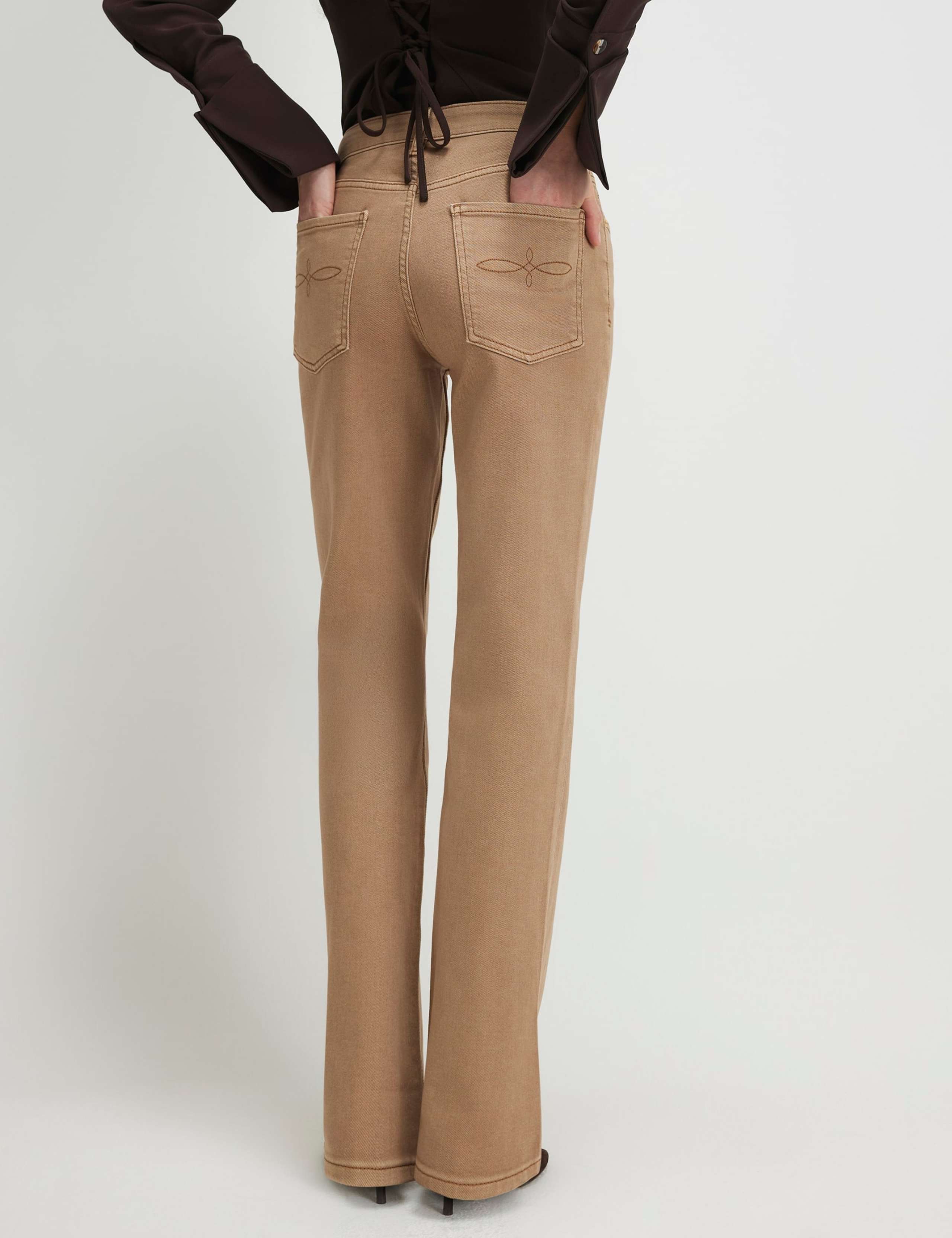 High Waisted Straight Leg Jeans 3 of 4