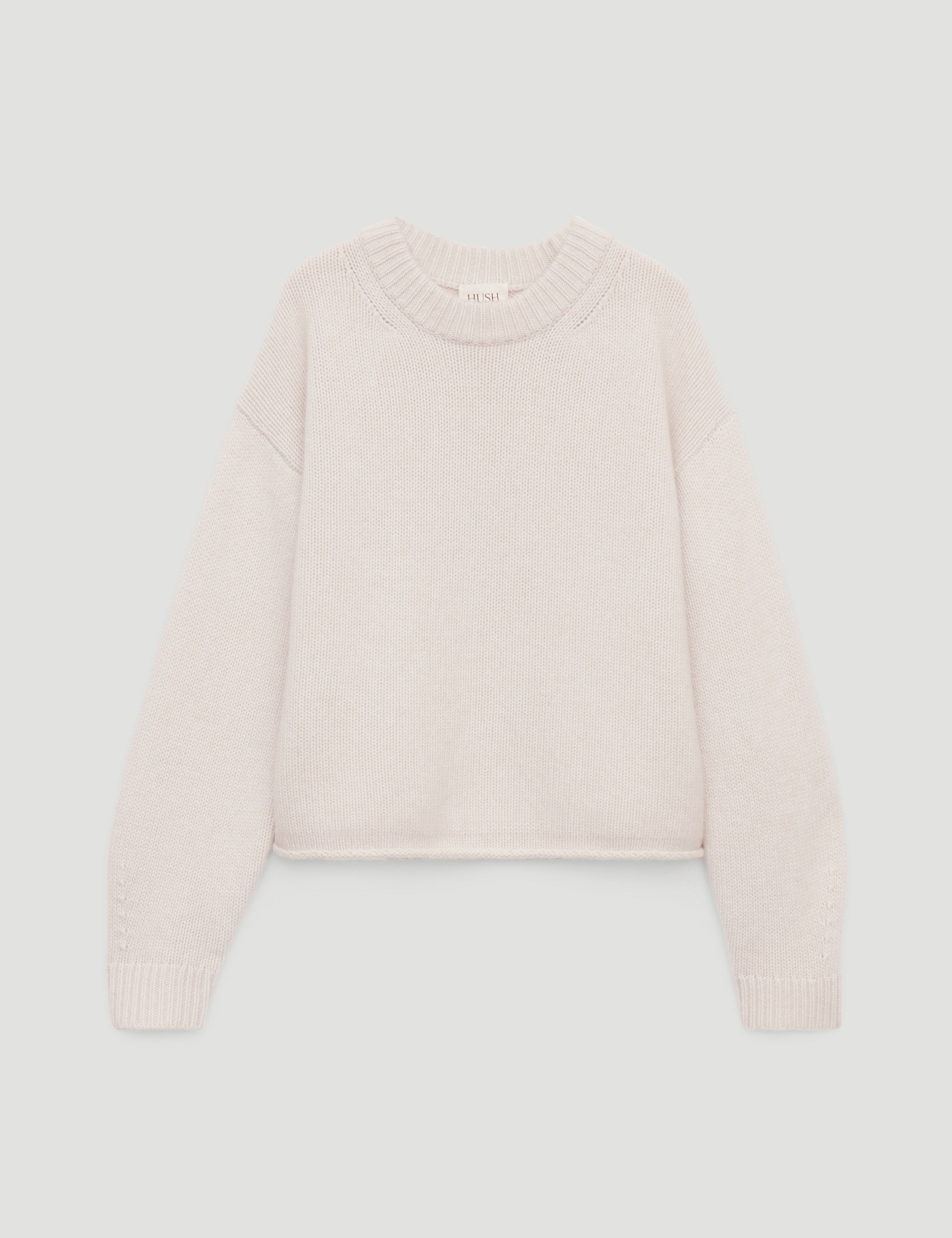 Crew Neck Chunky Jumper With Cashmere 2 of 6