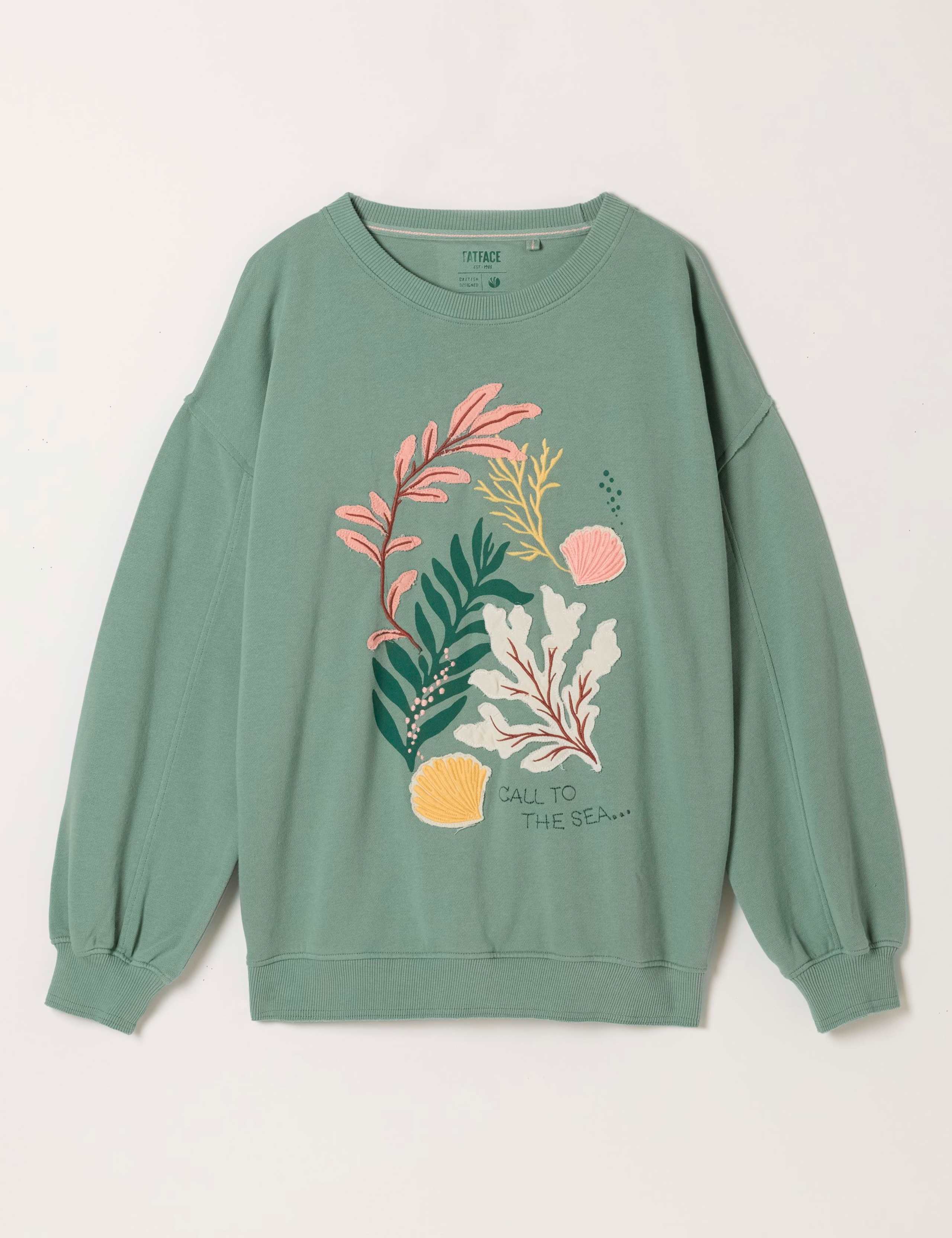 Pure Cotton Printed Sweatshirt 2 of 6