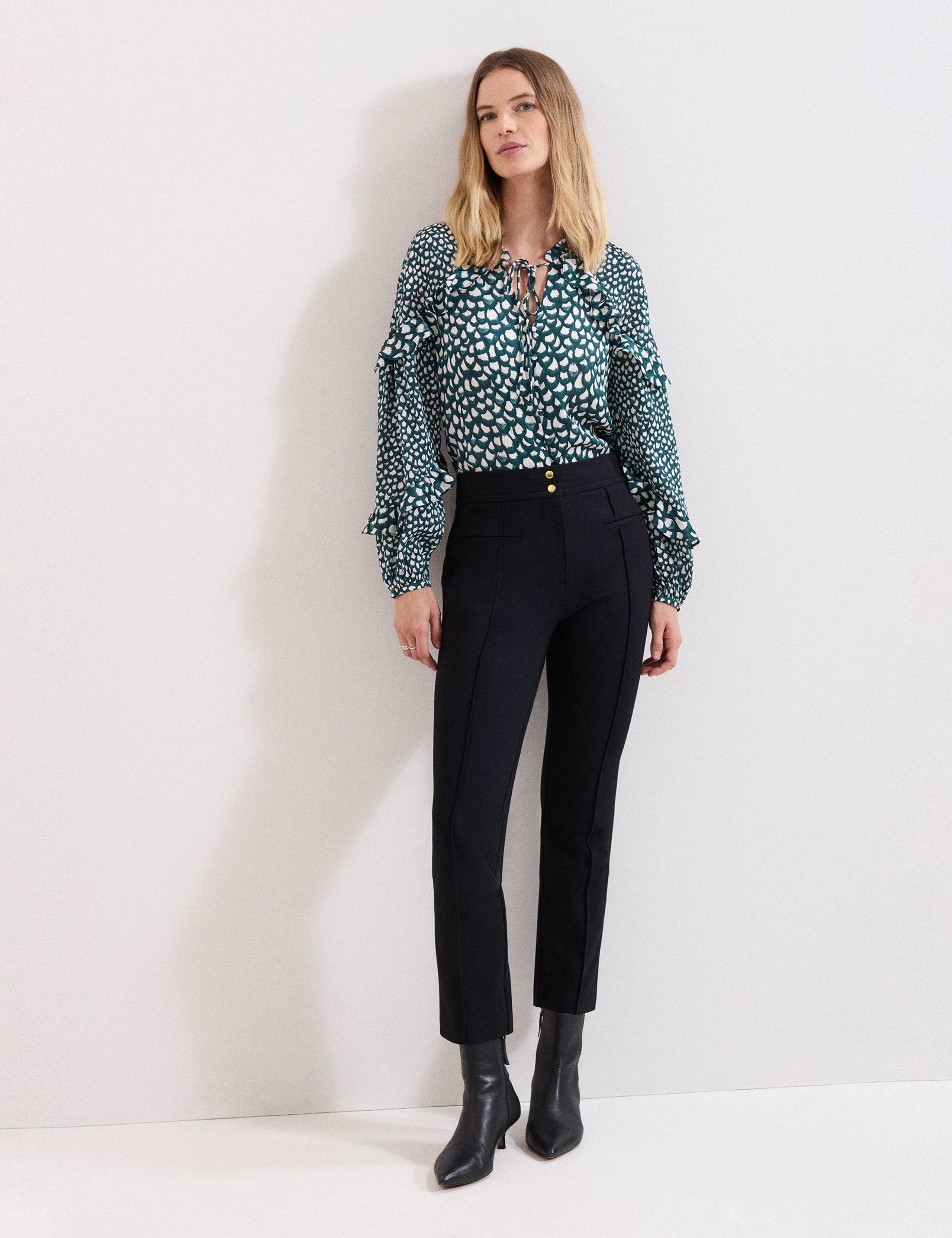 Ponte Skinny Ankle Grazer Trousers 1 of 7