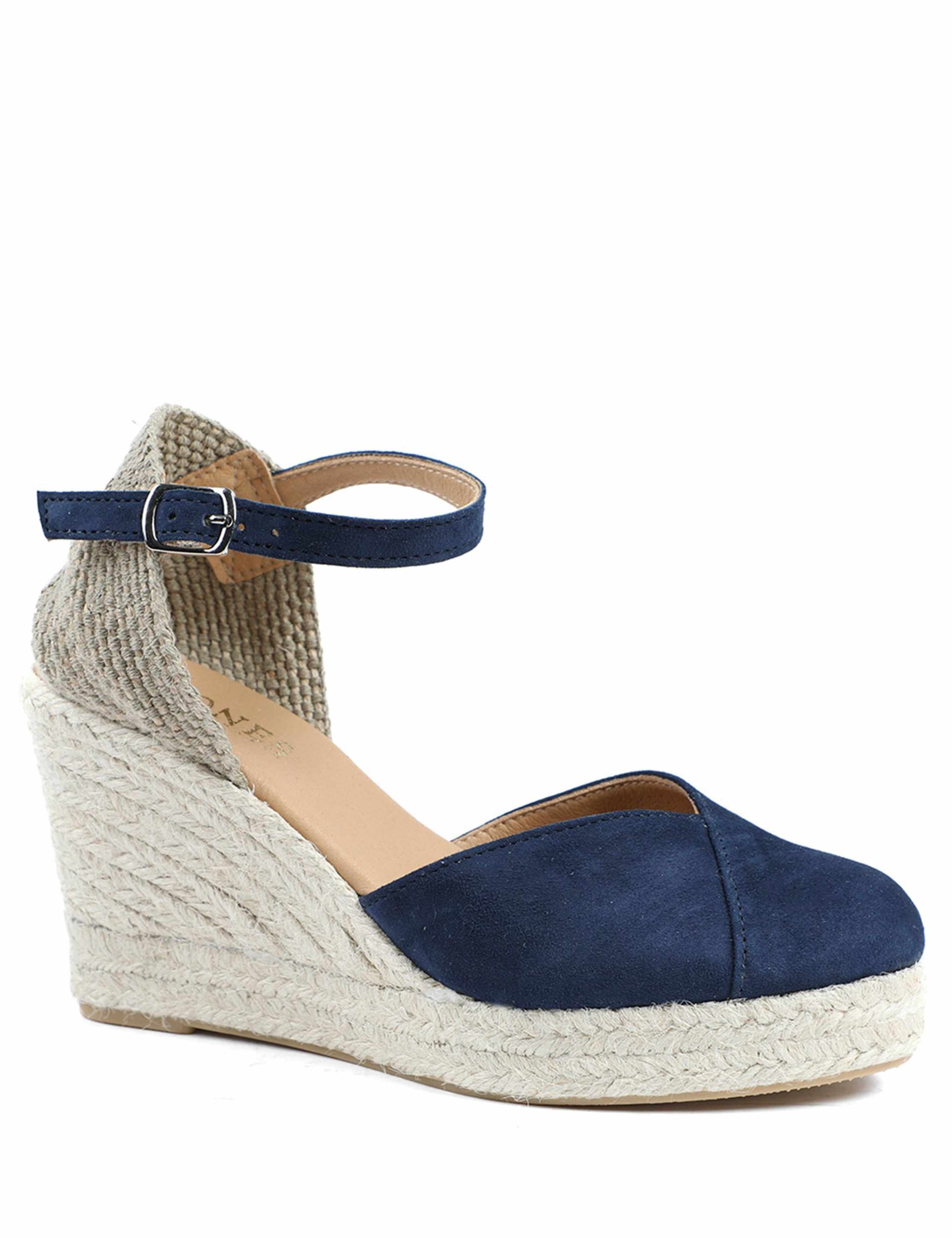 Ankle Strap Wedge Closed Toe Espadrilles 2 of 5