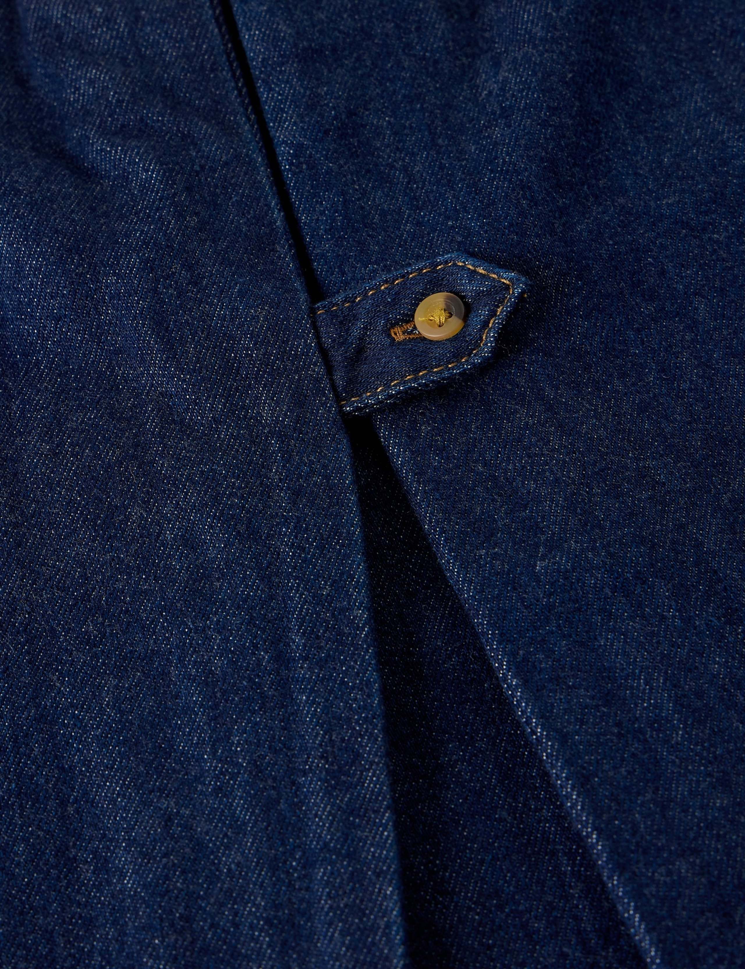 Denim Collared Relaxed Pocket Tunic 6 of 6