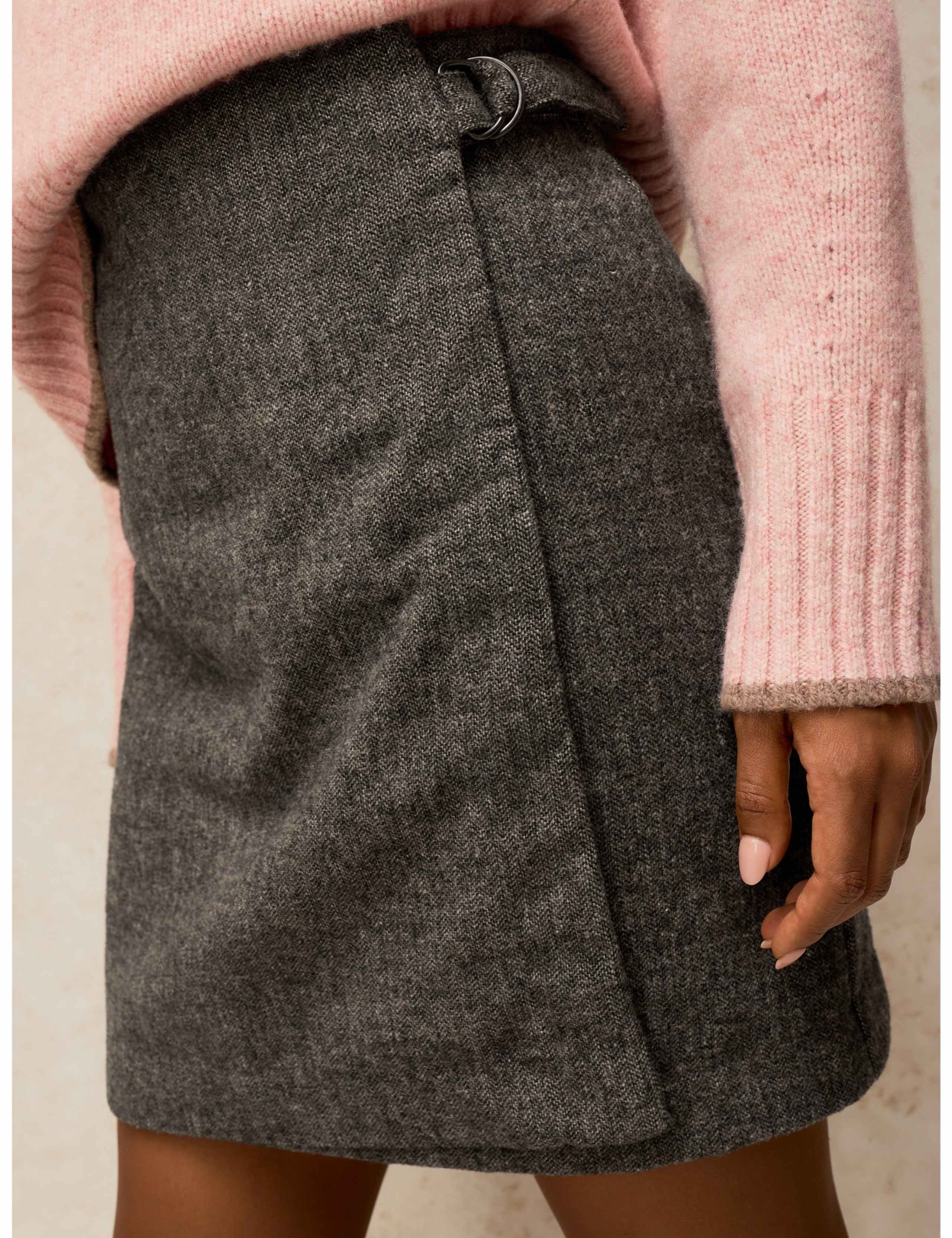 Tweed Midi Wrap Skirt 4 of 6