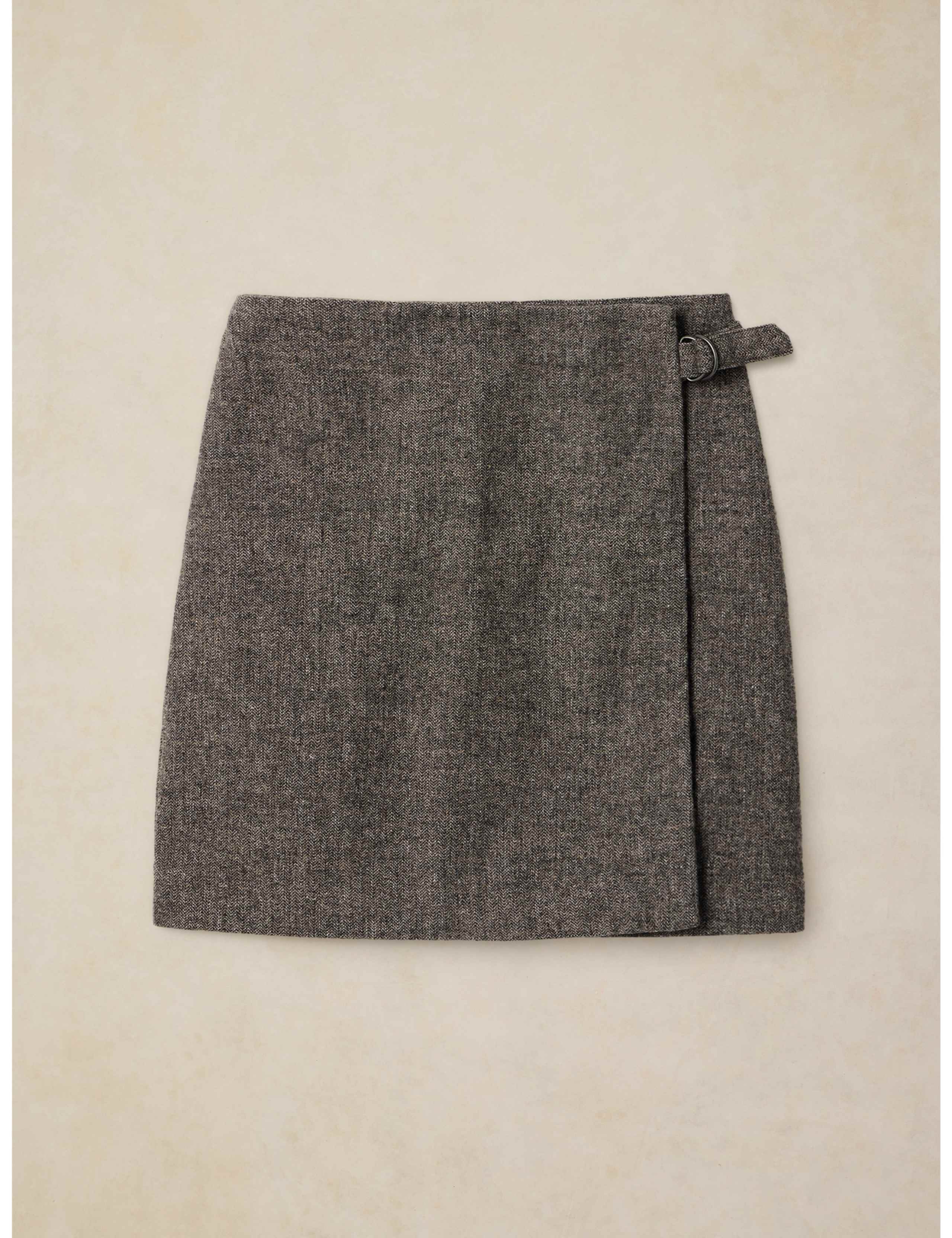 Tweed Midi Wrap Skirt 2 of 6