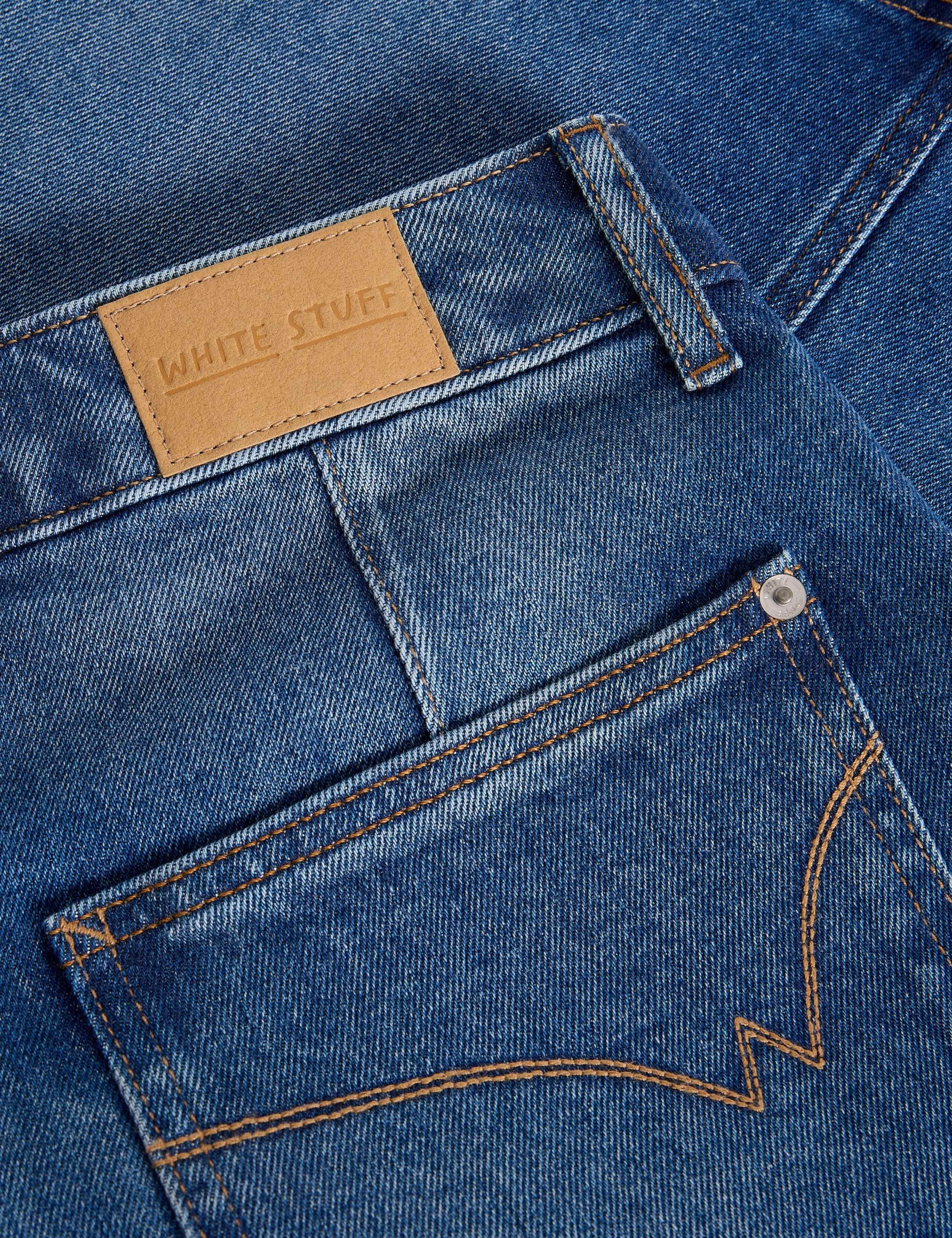 Denim Knee Length Skirt 5 of 6