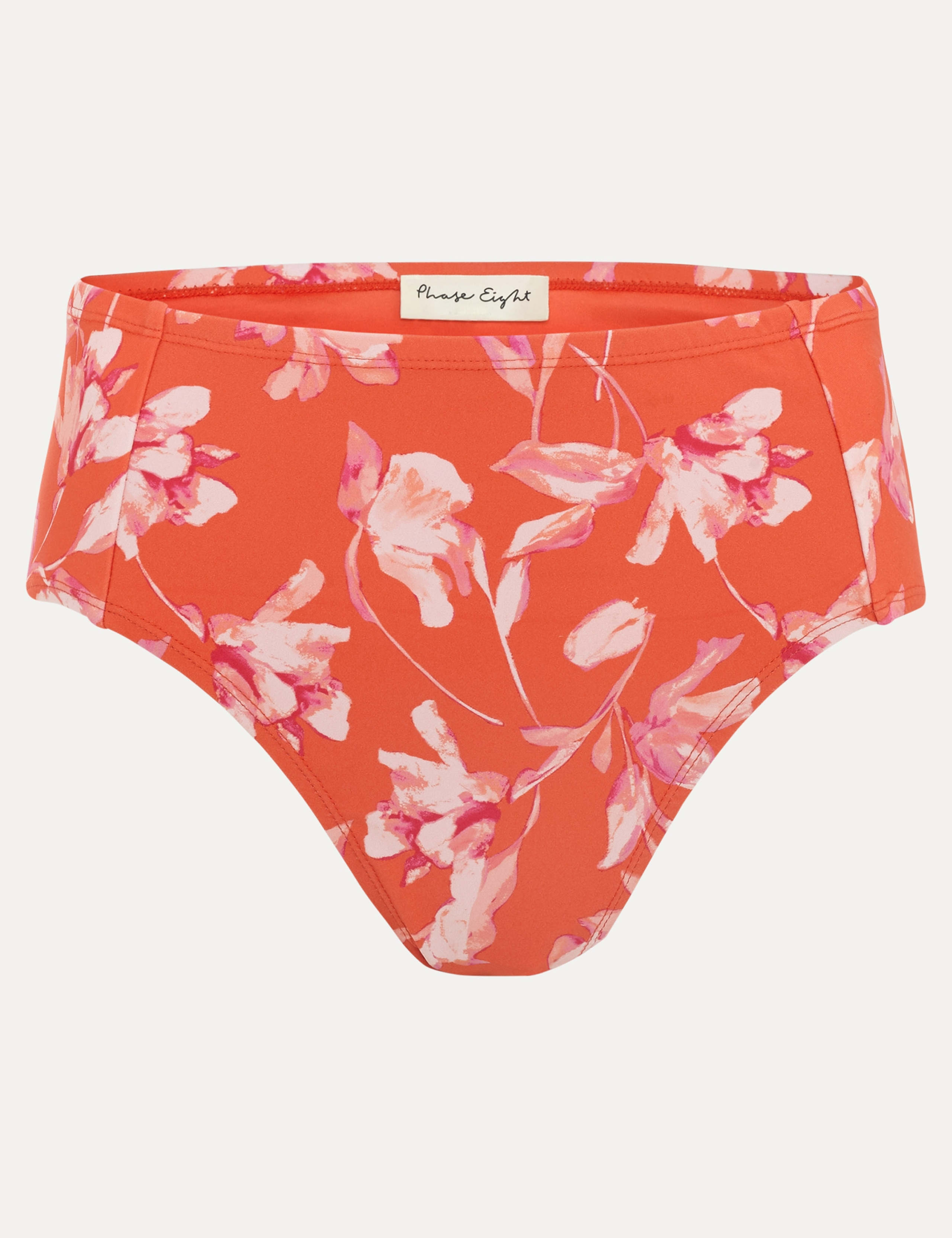 Floral High Waisted Bikini Bottoms 2 of 6