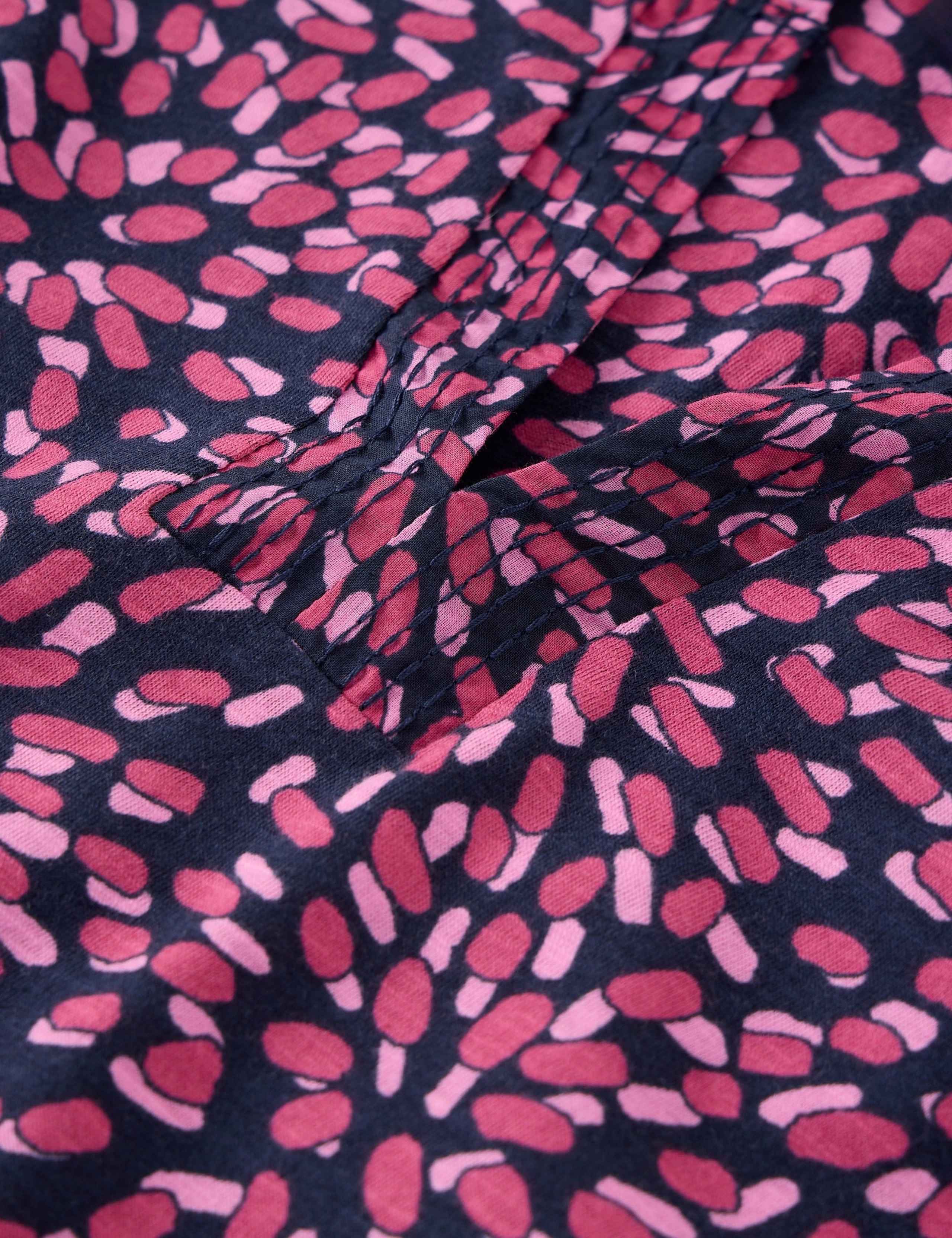 Pure Cotton Printed Notch Neck T-Shirt 6 of 6