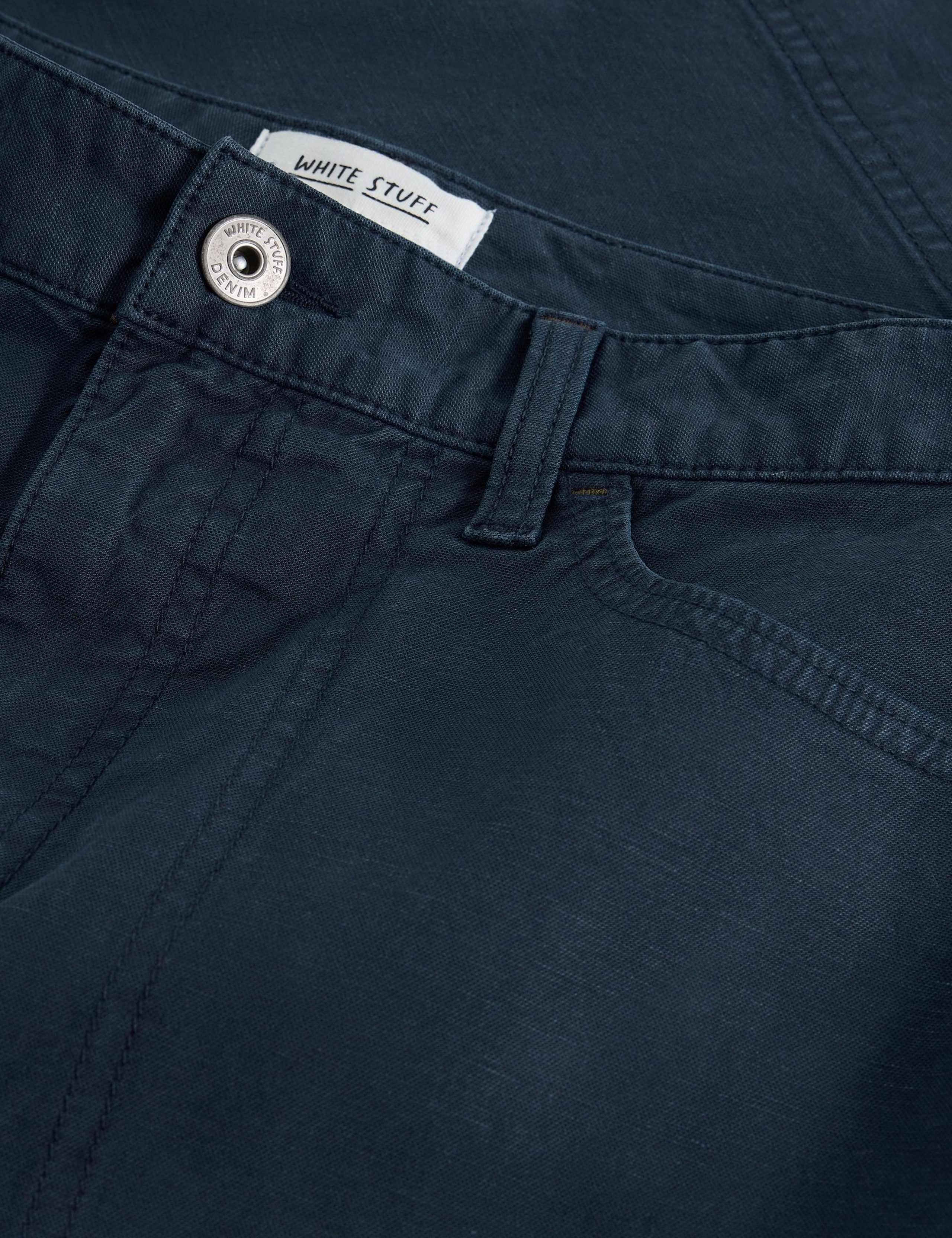 Cotton Rich Knee Length A-Line Skirt 6 of 6