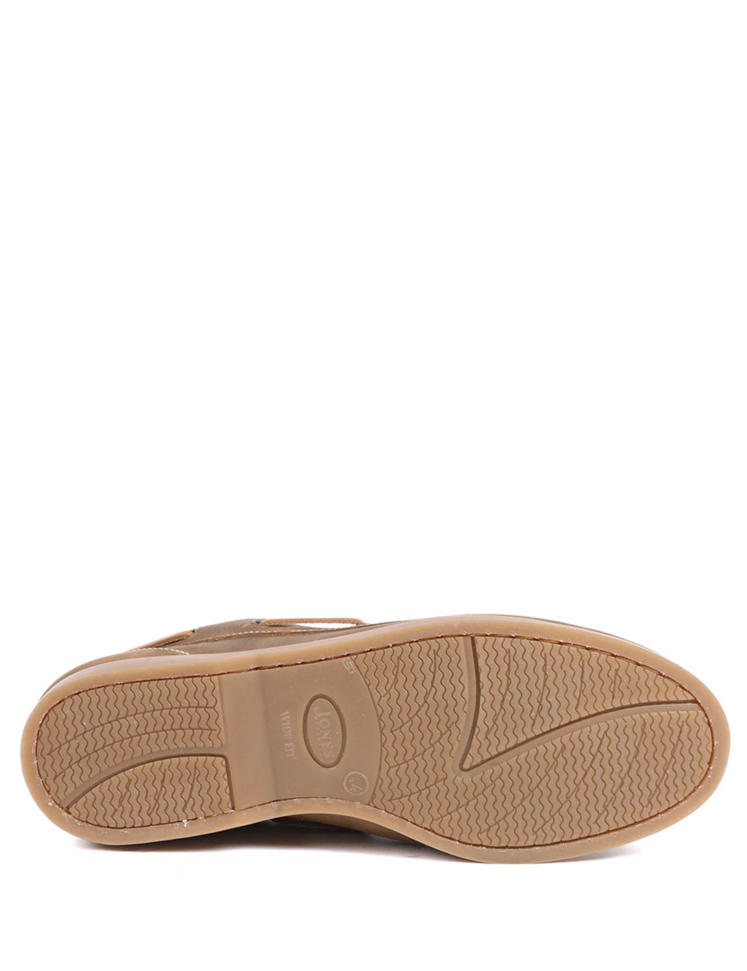 Wide Fit Leather Boat Shoes 6 of 6