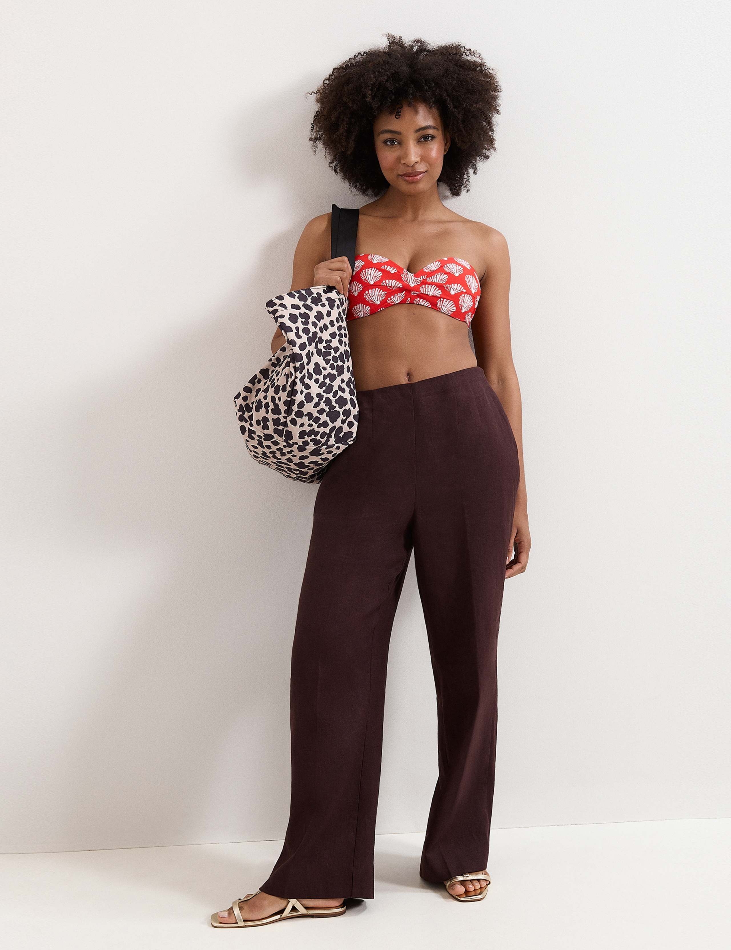 Shell Print Sweetheart Neck Bikini Top 4 of 6