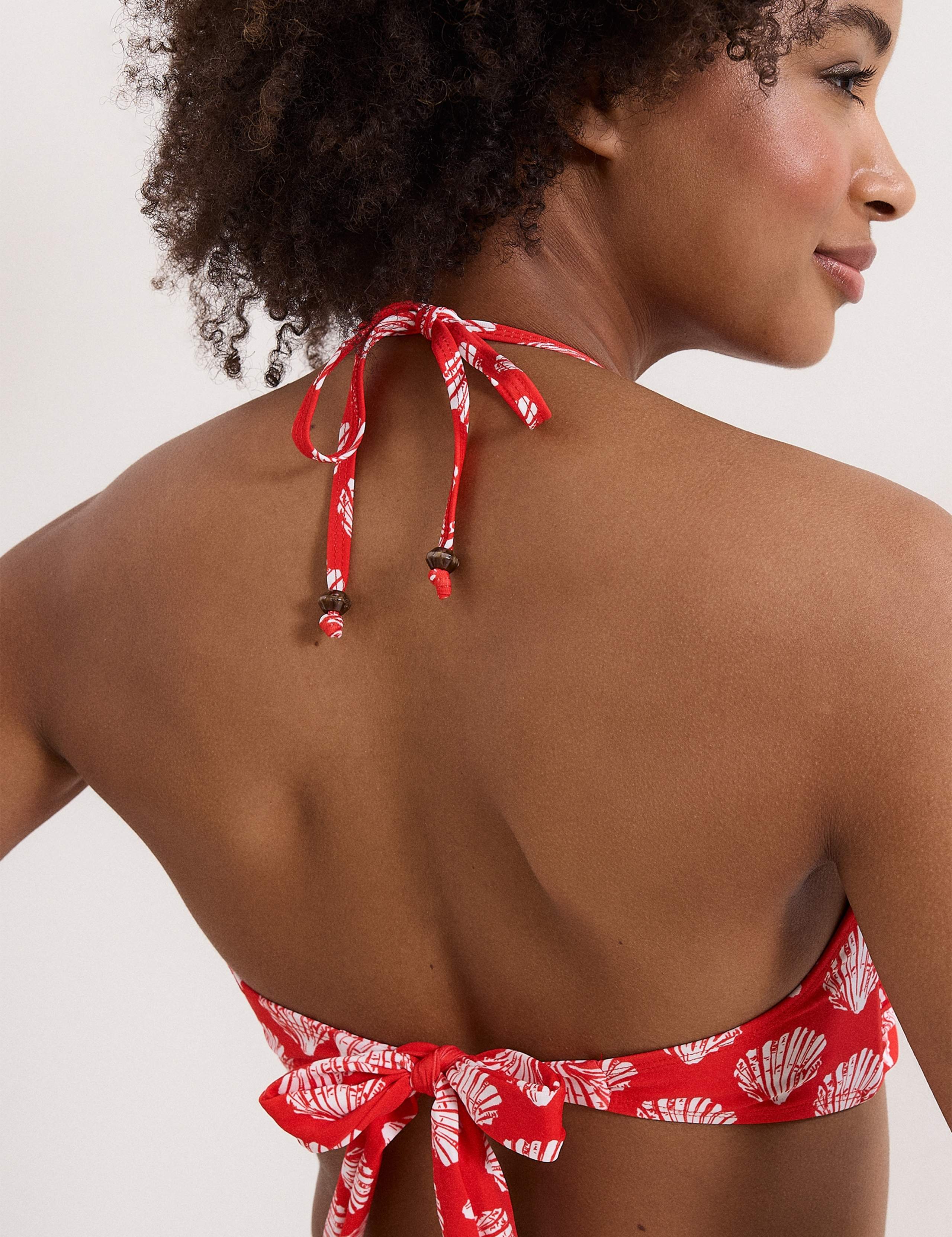 Shell Print Sweetheart Neck Bikini Top 6 of 6