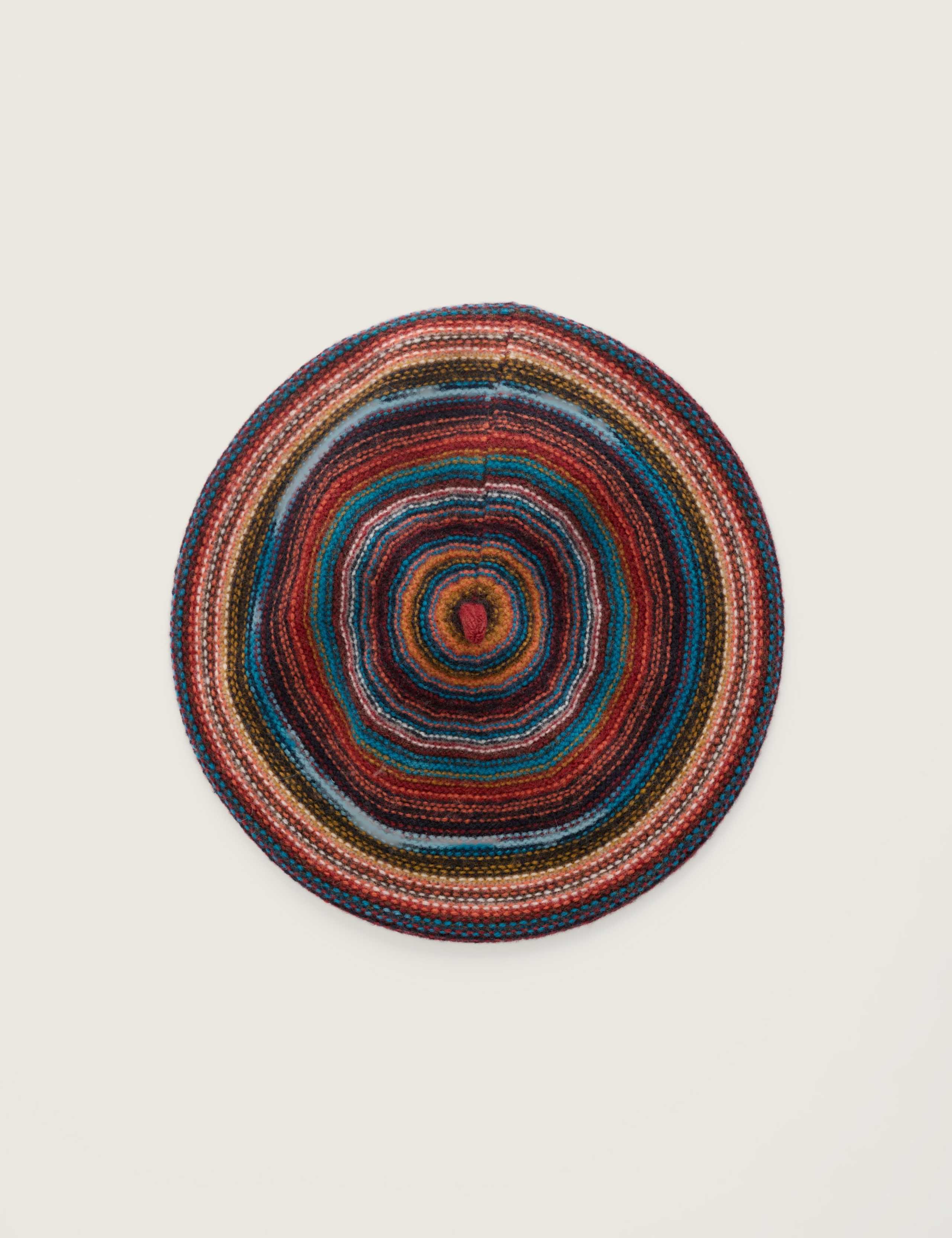 Wool Rich Striped Beret 2 of 4