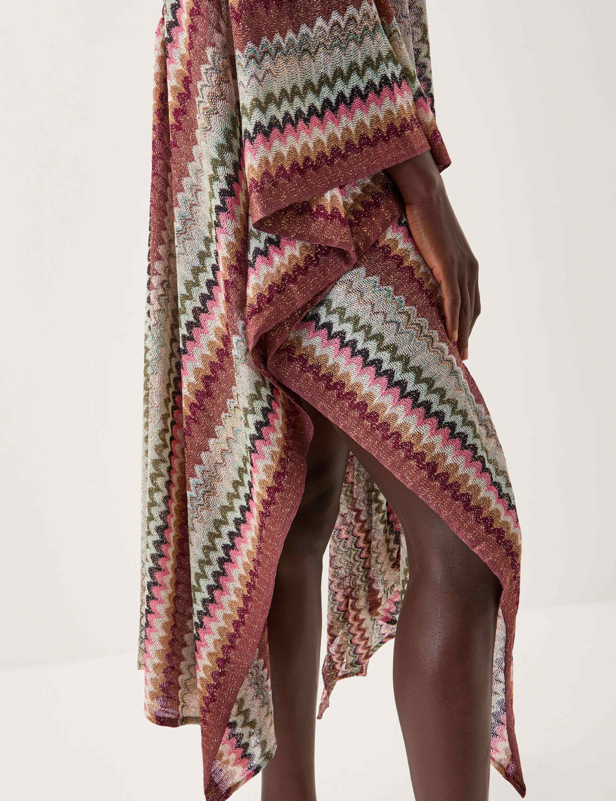 Zig Zag Stripe Beach Cover Up Kaftan 4 of 5