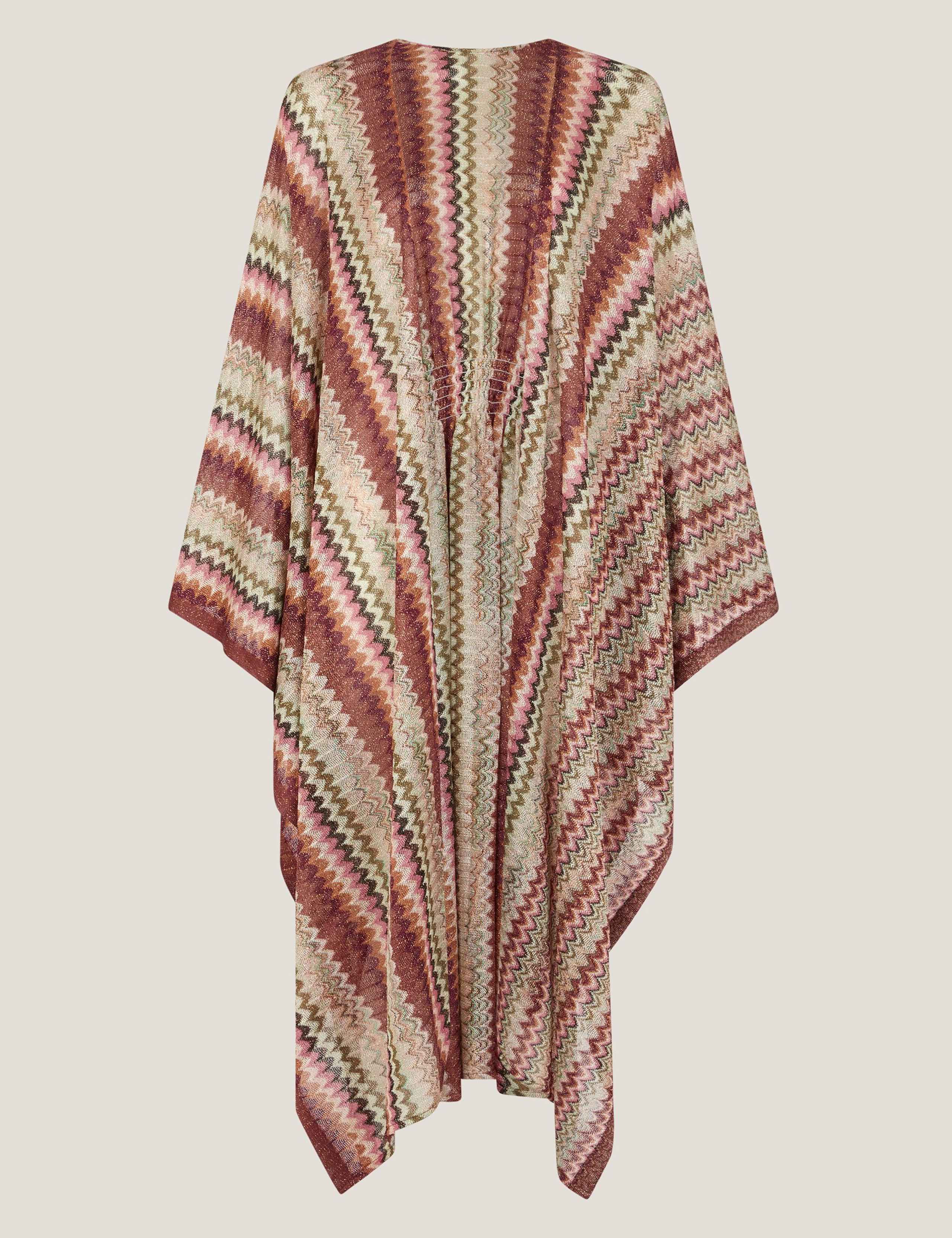 Zig Zag Stripe Beach Cover Up Kaftan 2 of 5