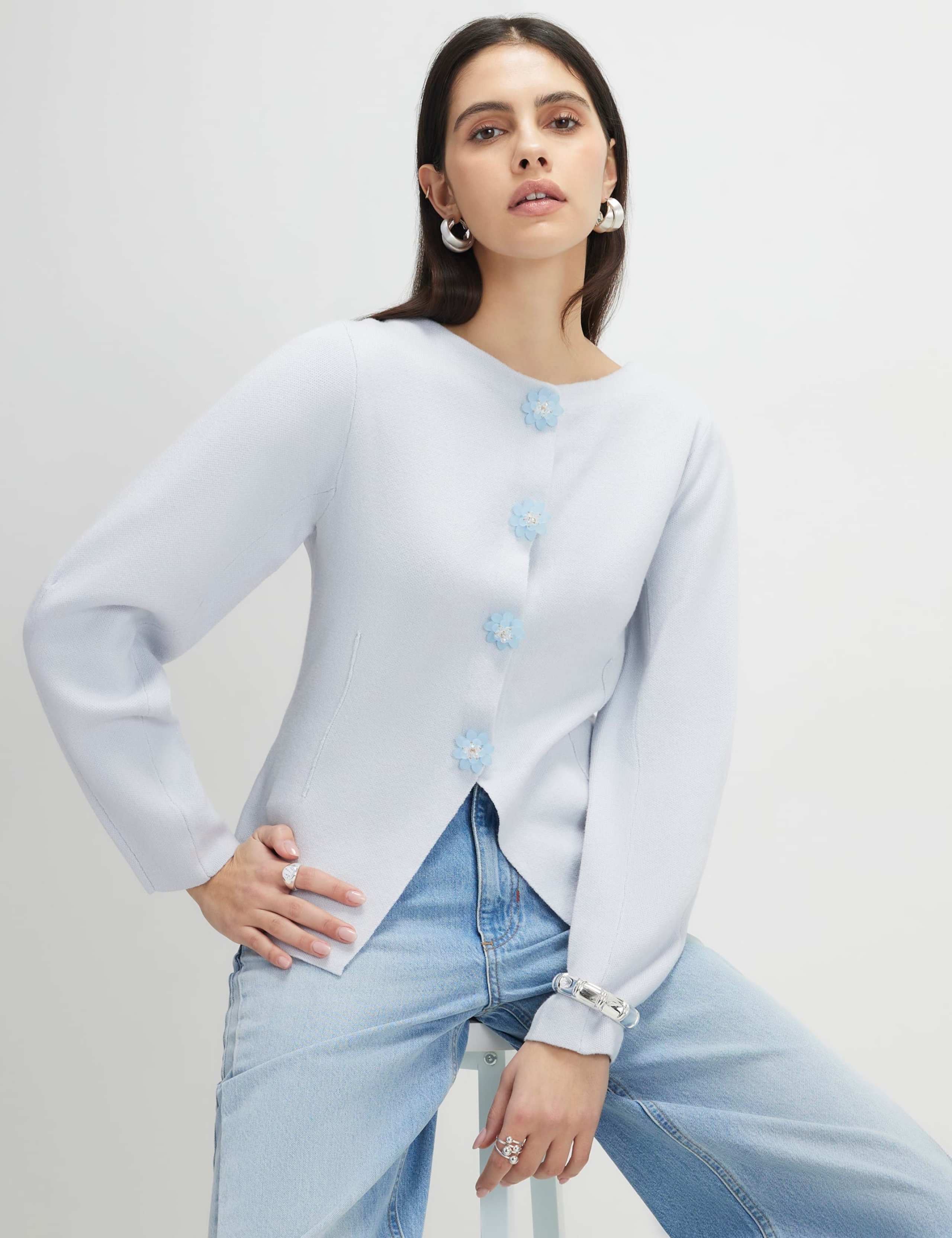 Floral Button Cardigan 1 of 4