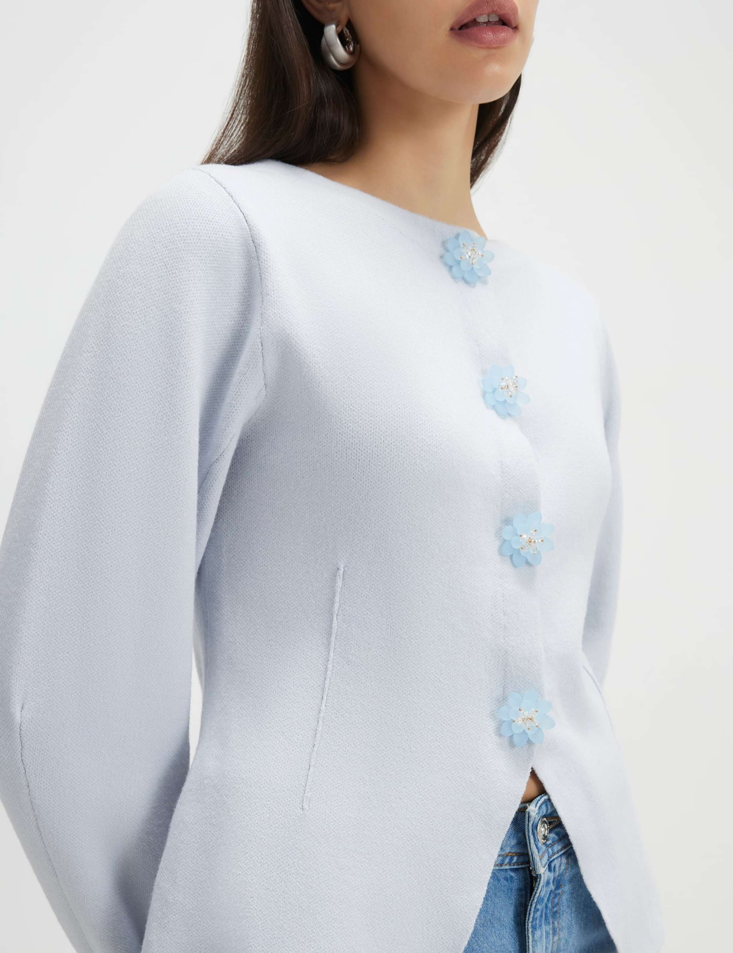 Floral Button Cardigan 4 of 4