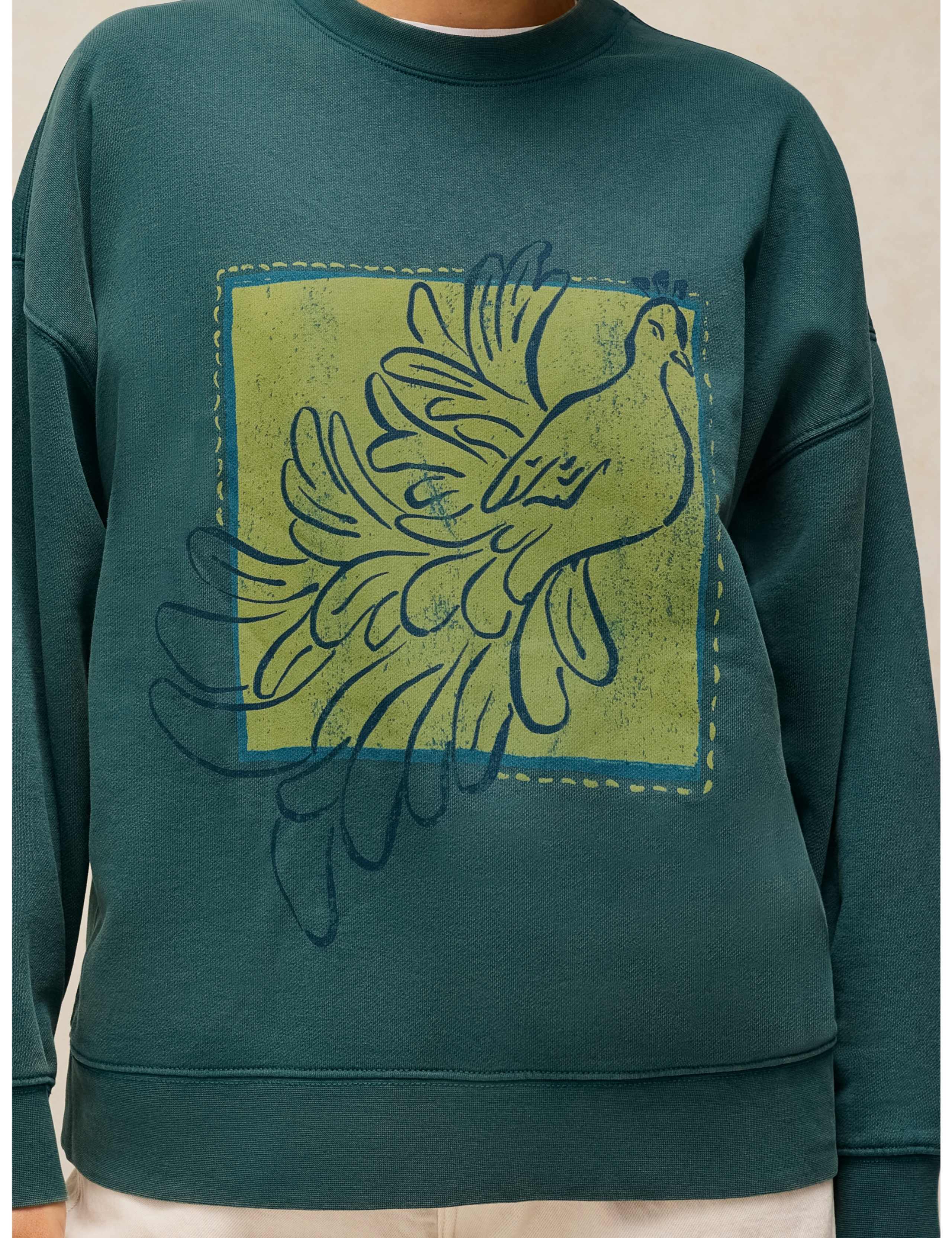 Cleo Cotton Rich Longline Sweatshirt 5 of 6