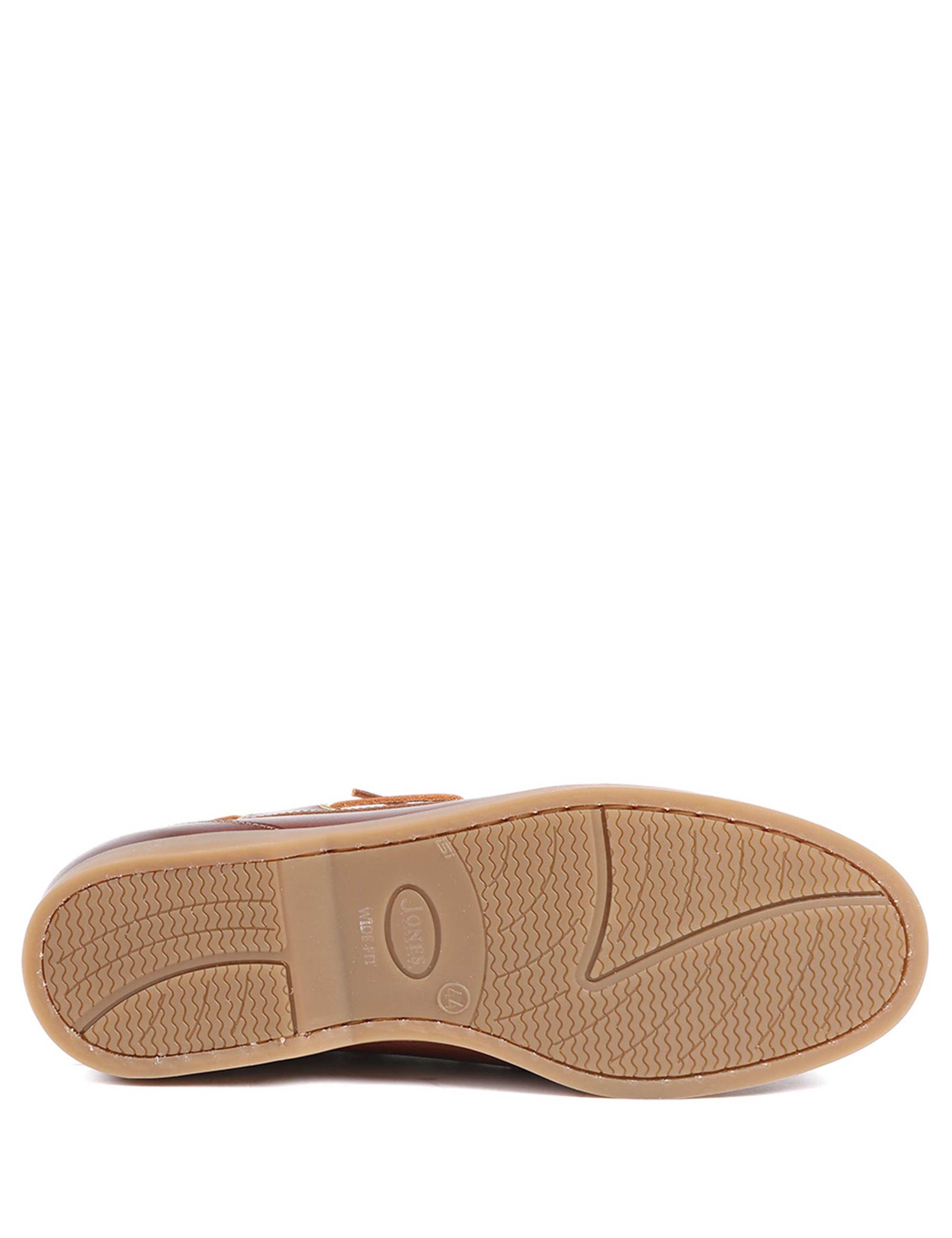 Wide Fit Leather Boat Shoes 6 of 6