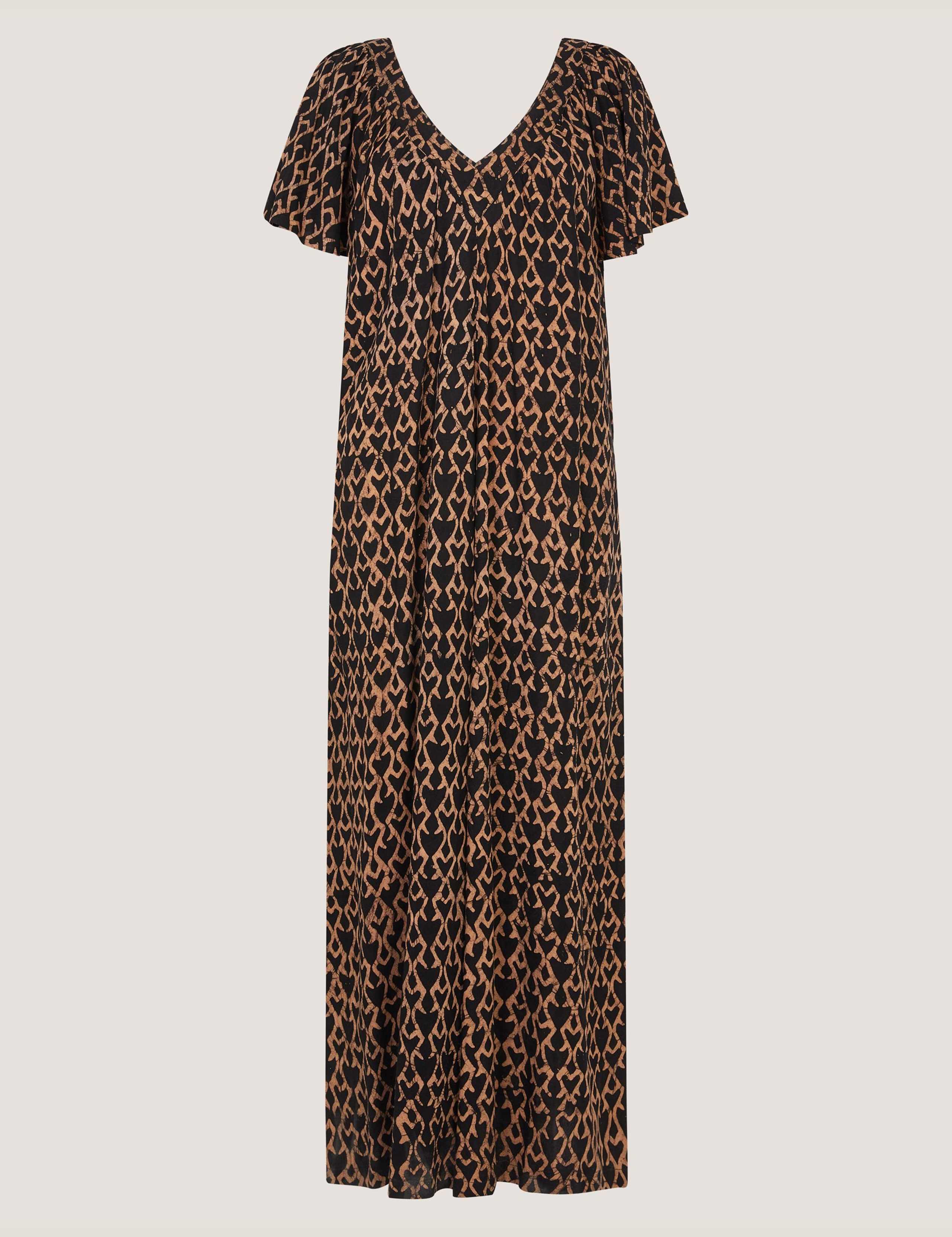 Geometric Angel Sleeve Wide Leg Jumpsuit 2 of 5