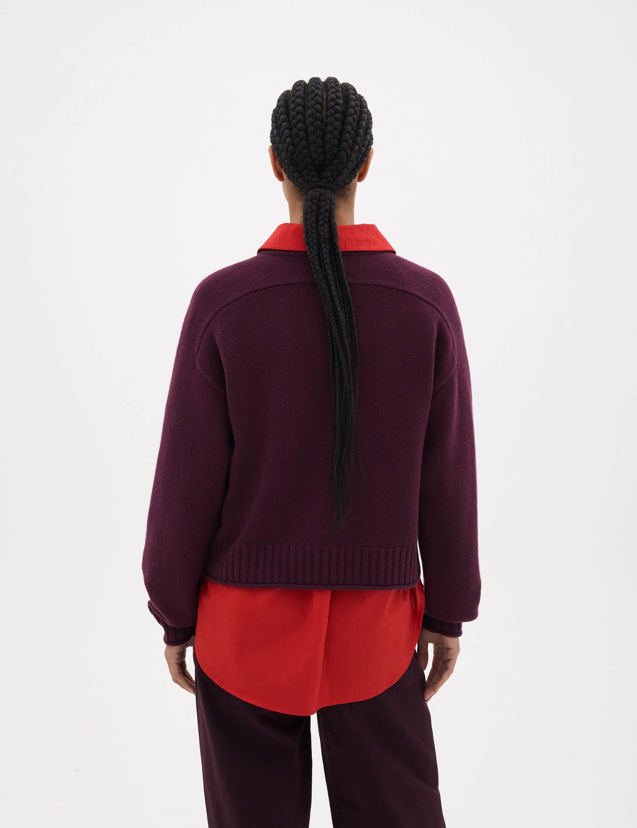 Crew Neck Long Sleeve Jumper With Wool 5 of 5