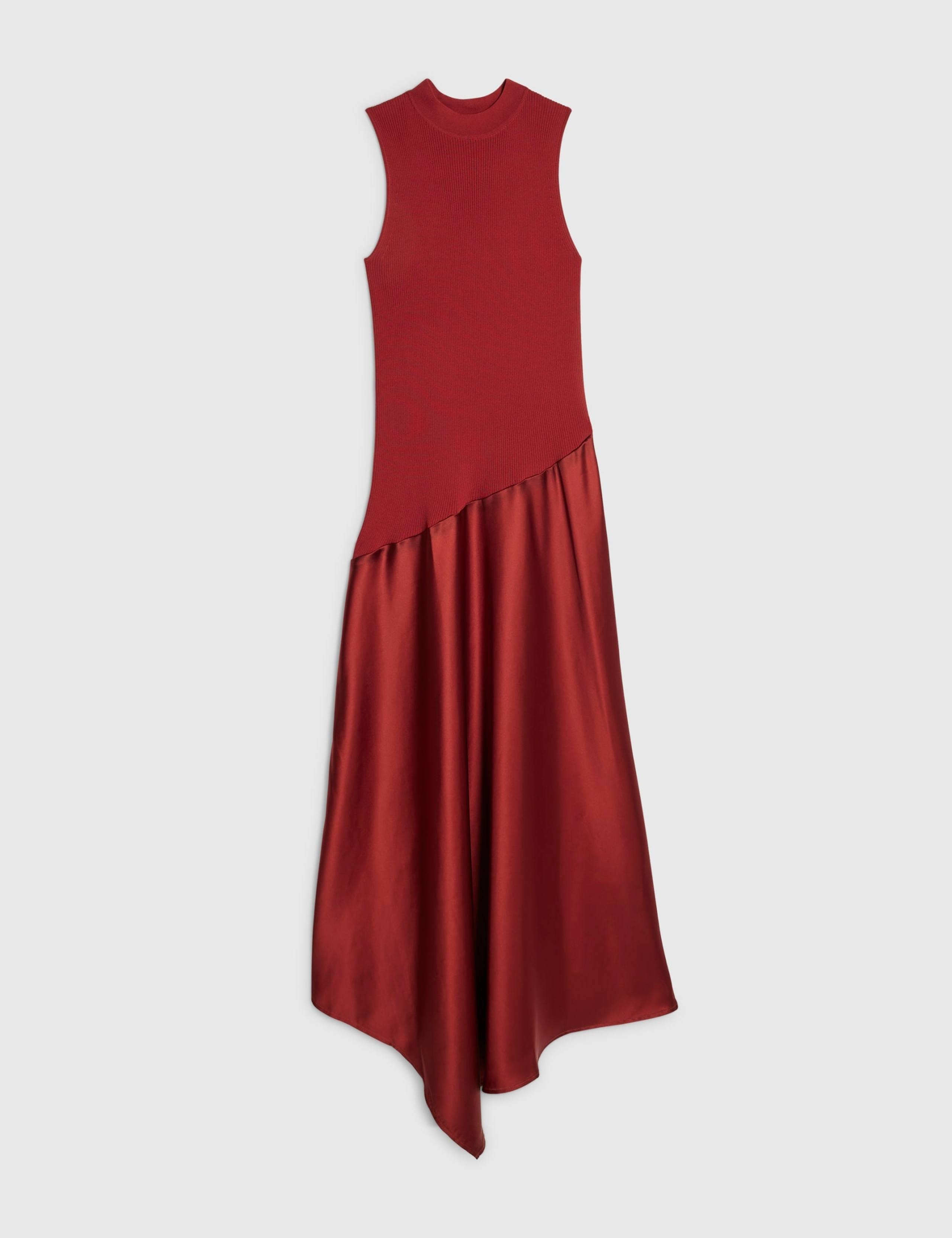 Knitted High Neck Maxi Bodycon Dress 2 of 5
