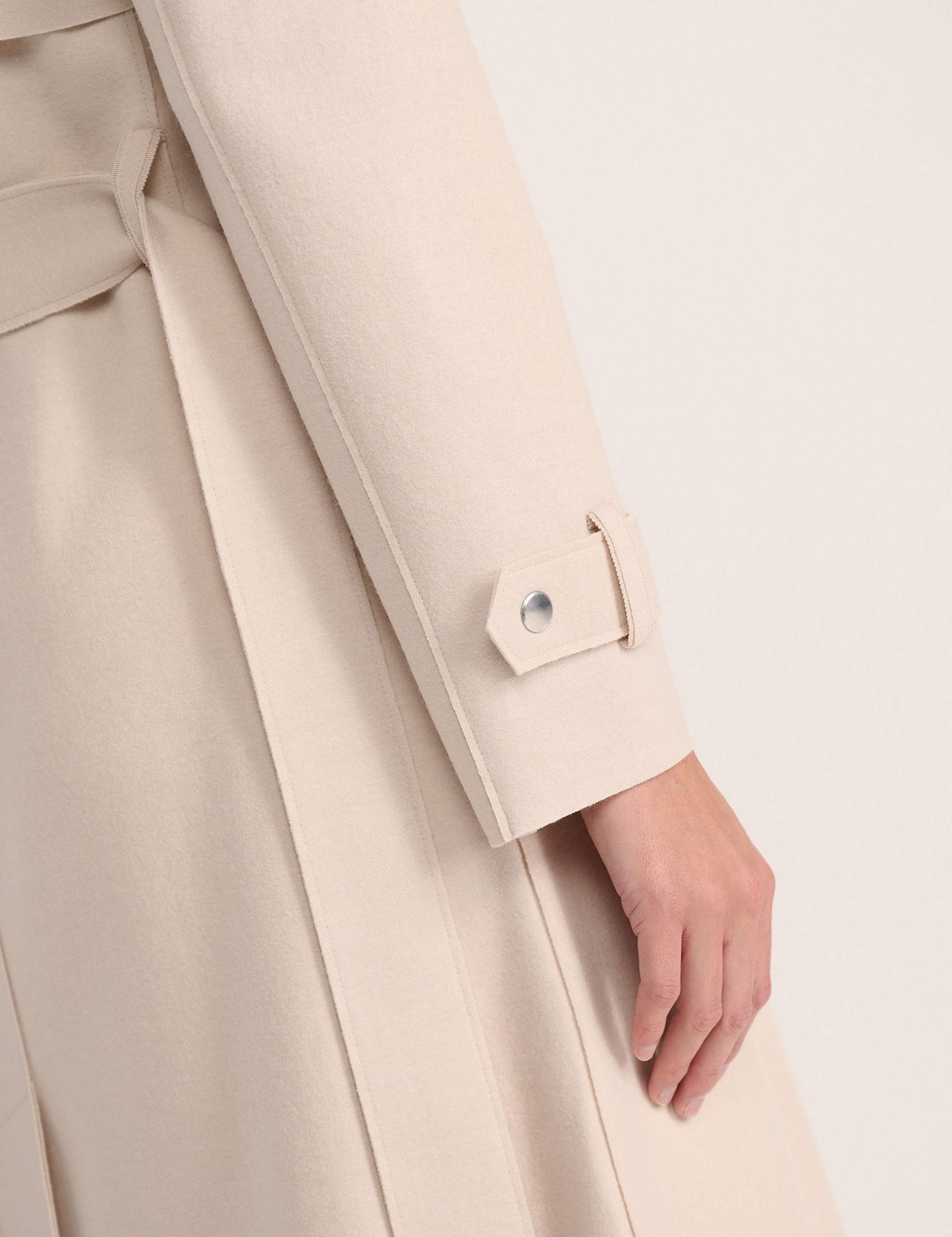 Pure Wool Belted Longline Trench Coat 4 of 5