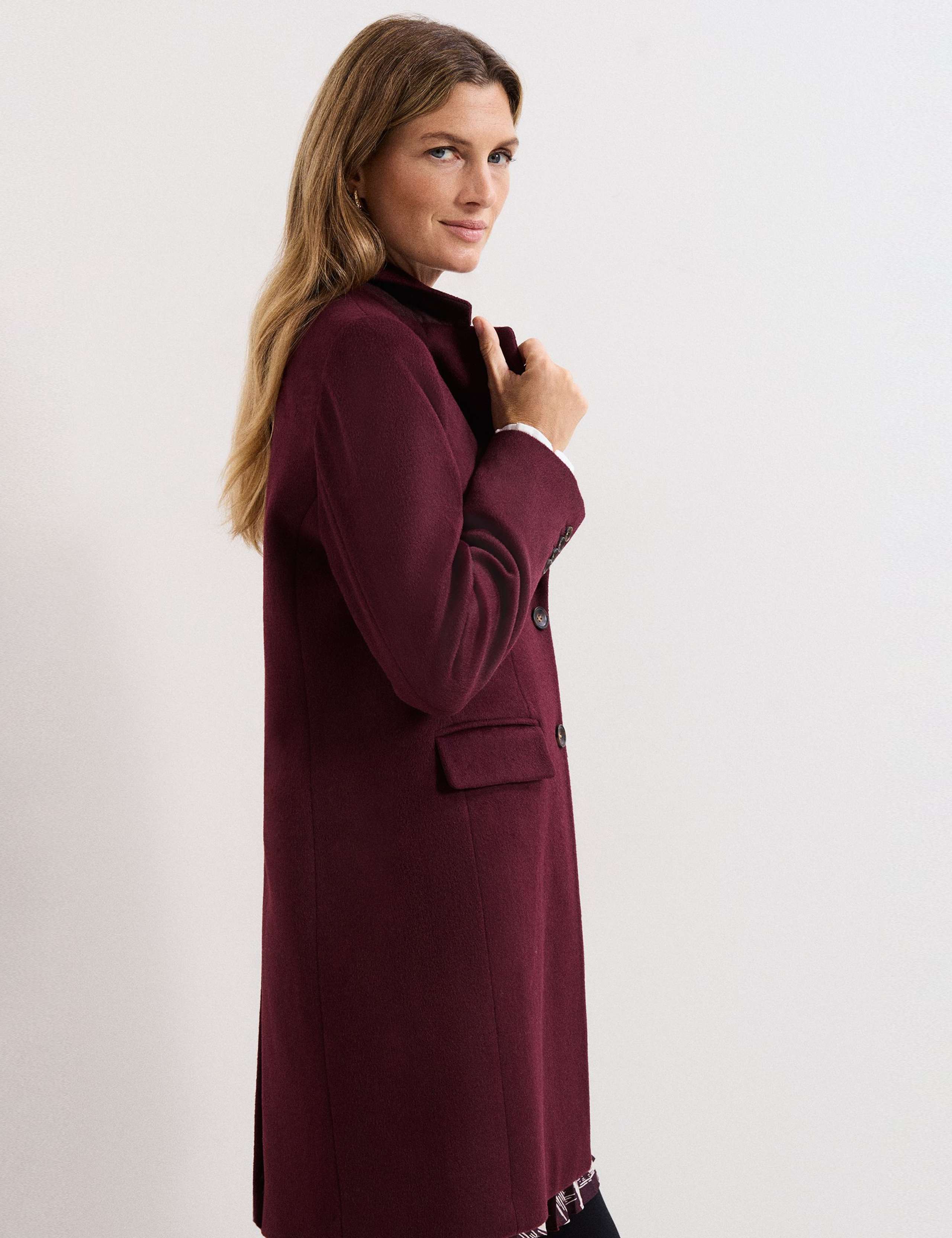 Wool Rich Collared Coat 5 of 9